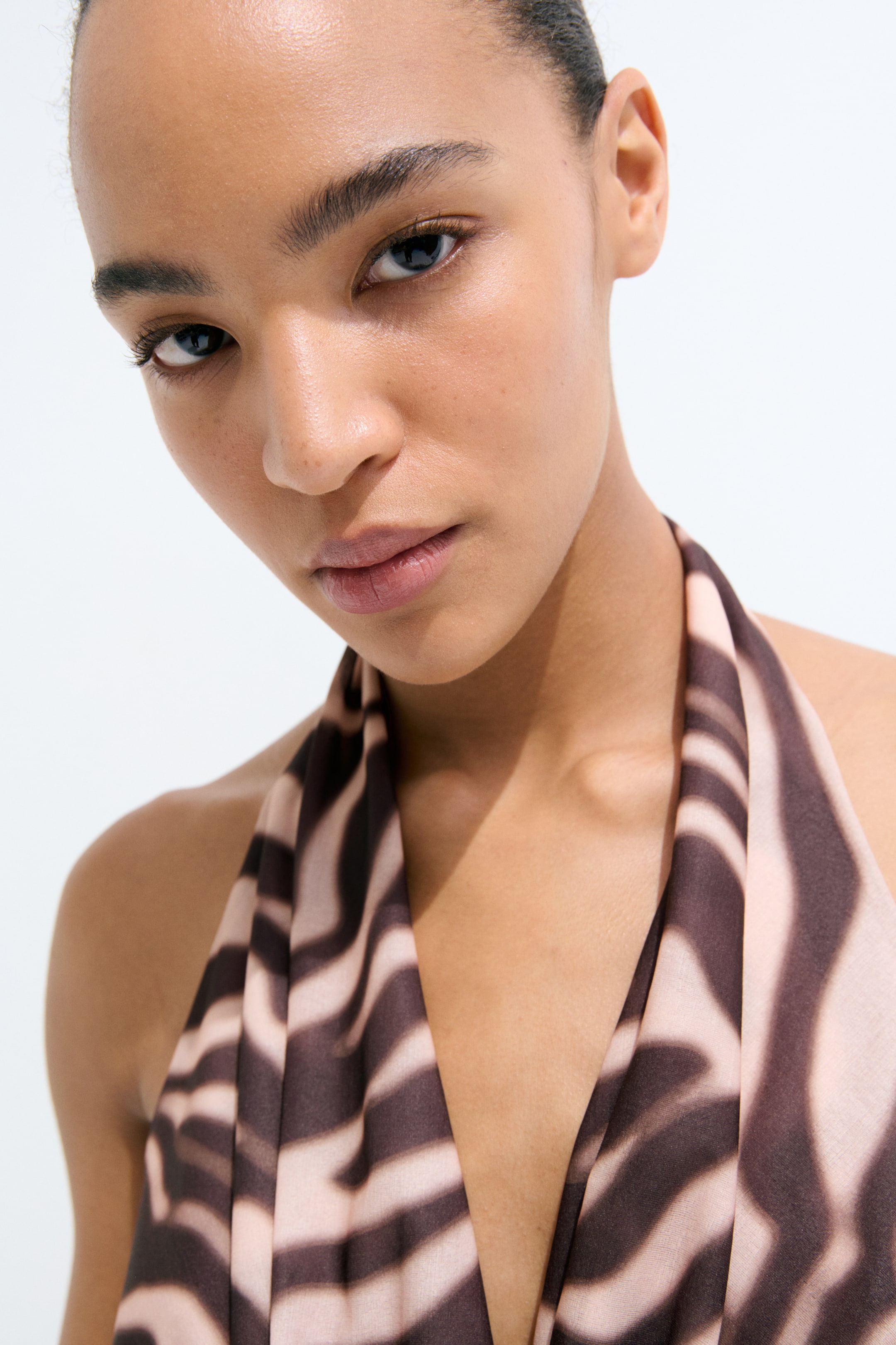 Asymmetric Halterneck Top