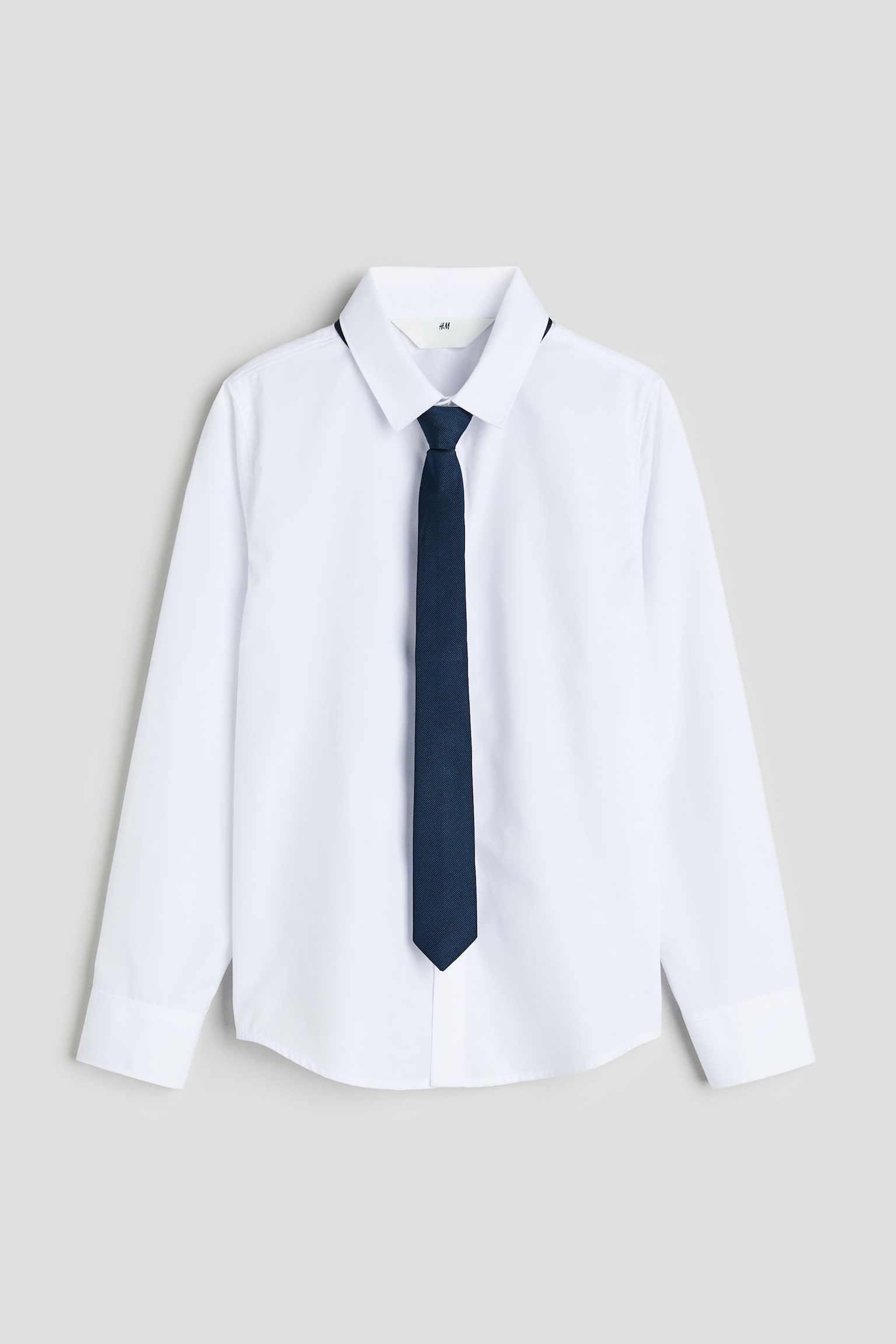 Shirt & Tie/Bow Tie - White/Tie - 1