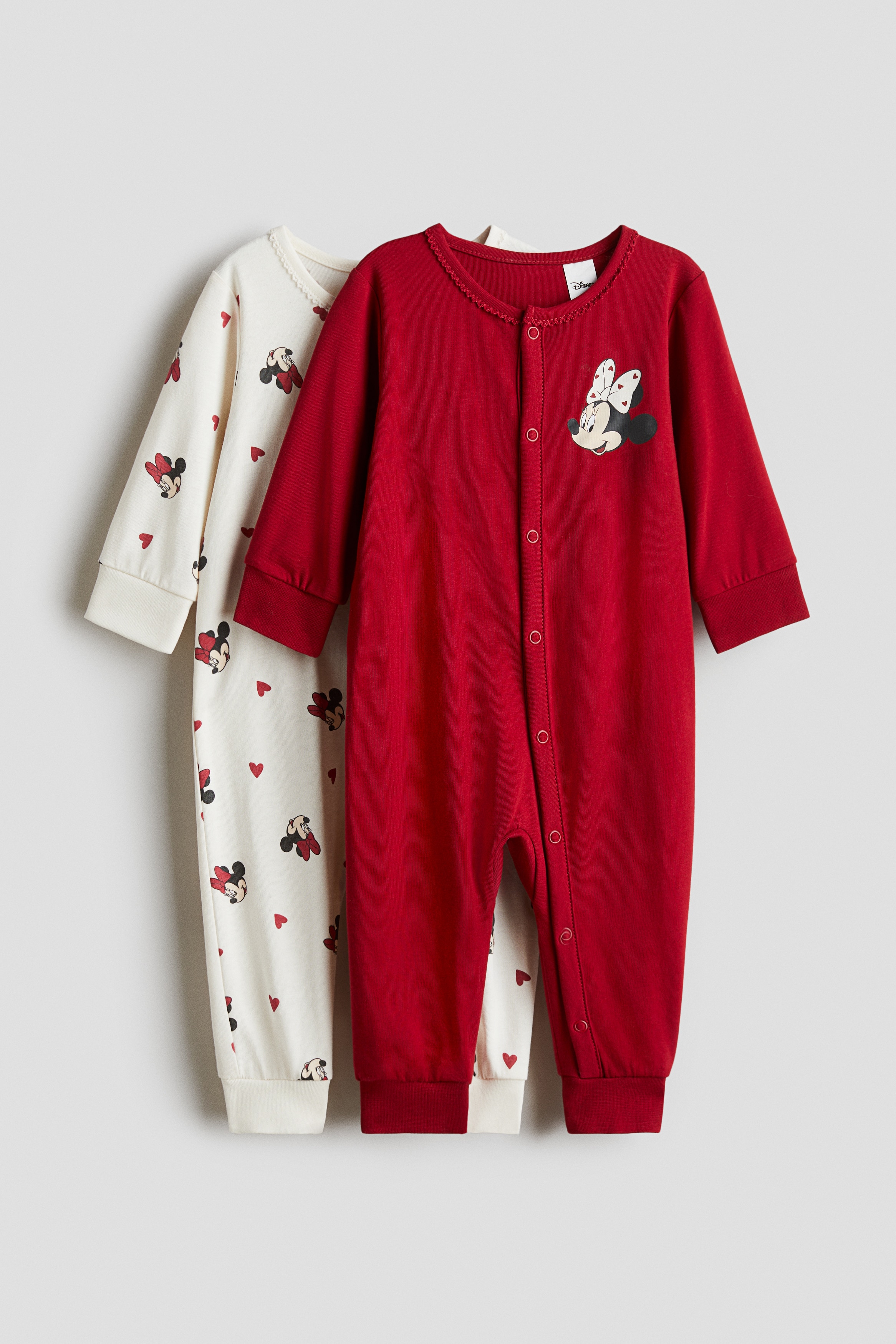 Bambino - Rosso/Minni Pigiami con stampa, 2 pz - Size: 56 (1-2M)  - H&M