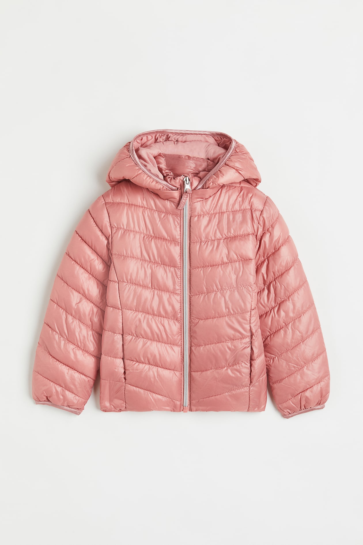Lightweight puffer jacket Old rose Kids H&M