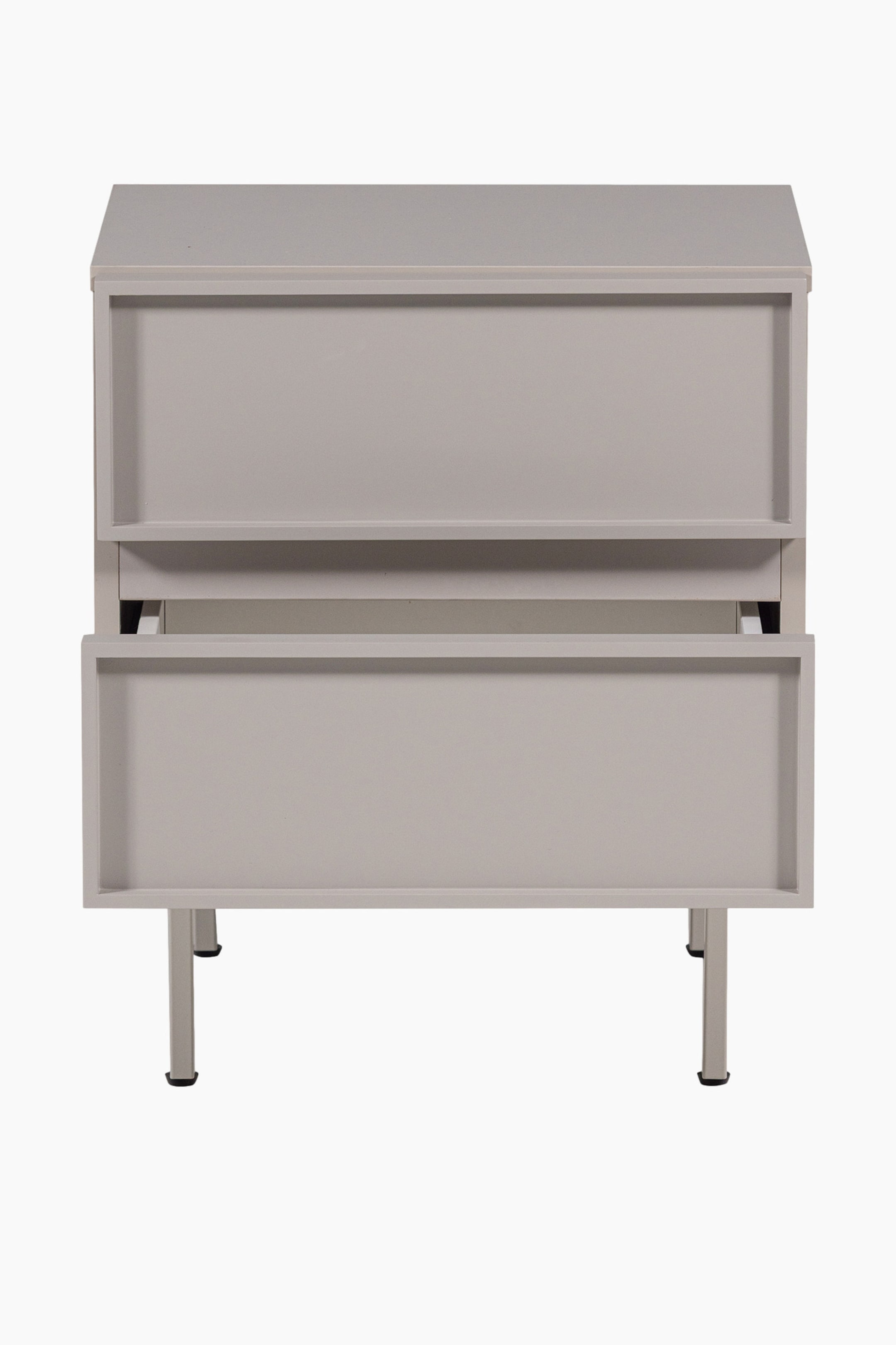 Grotere afbeelding bekijken: Tours Ladekast/nachtkastje Met 2 Lades - Beige - WOOOD | H&M NL 4