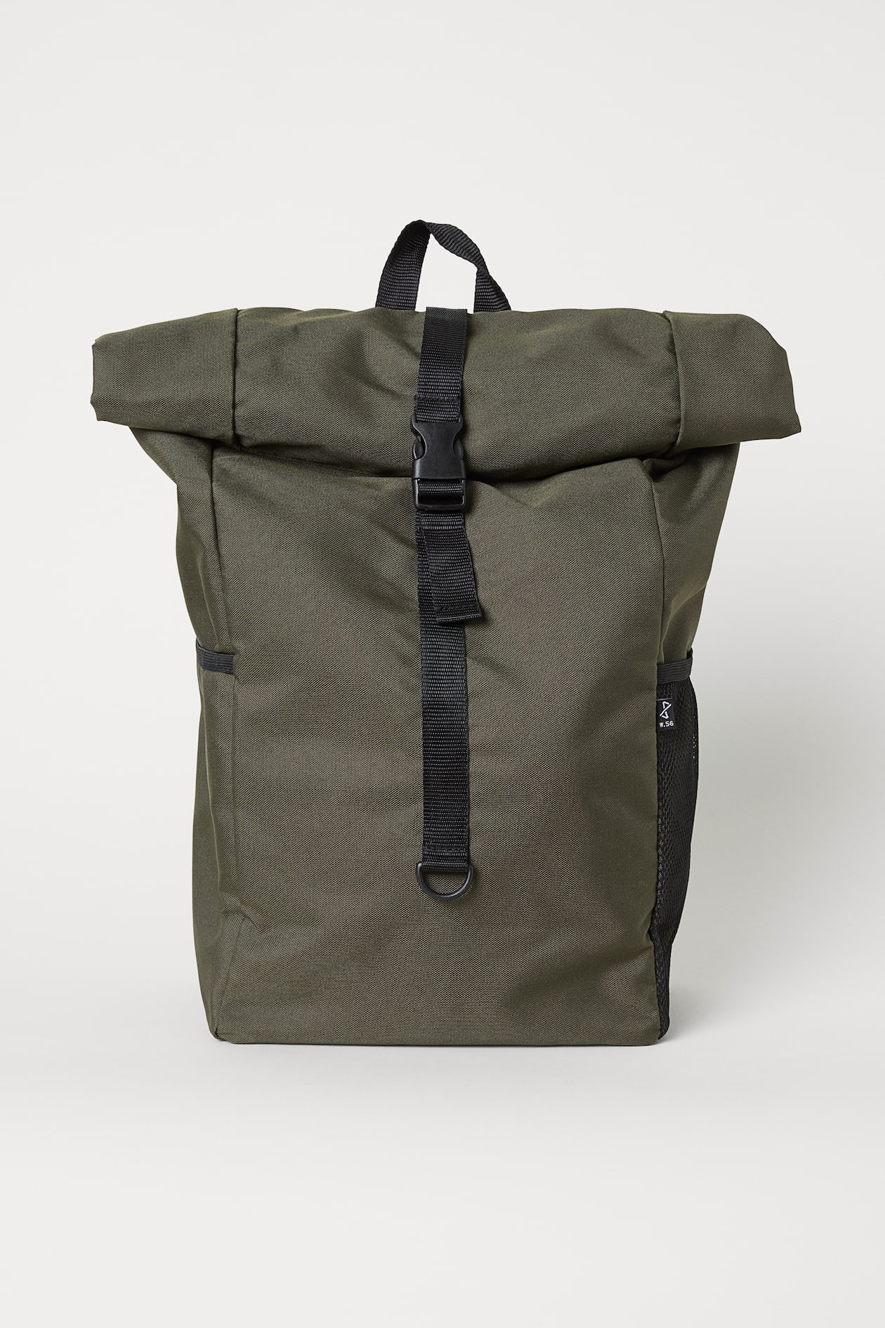 Roll-top opening back pack Dark green Men H&M