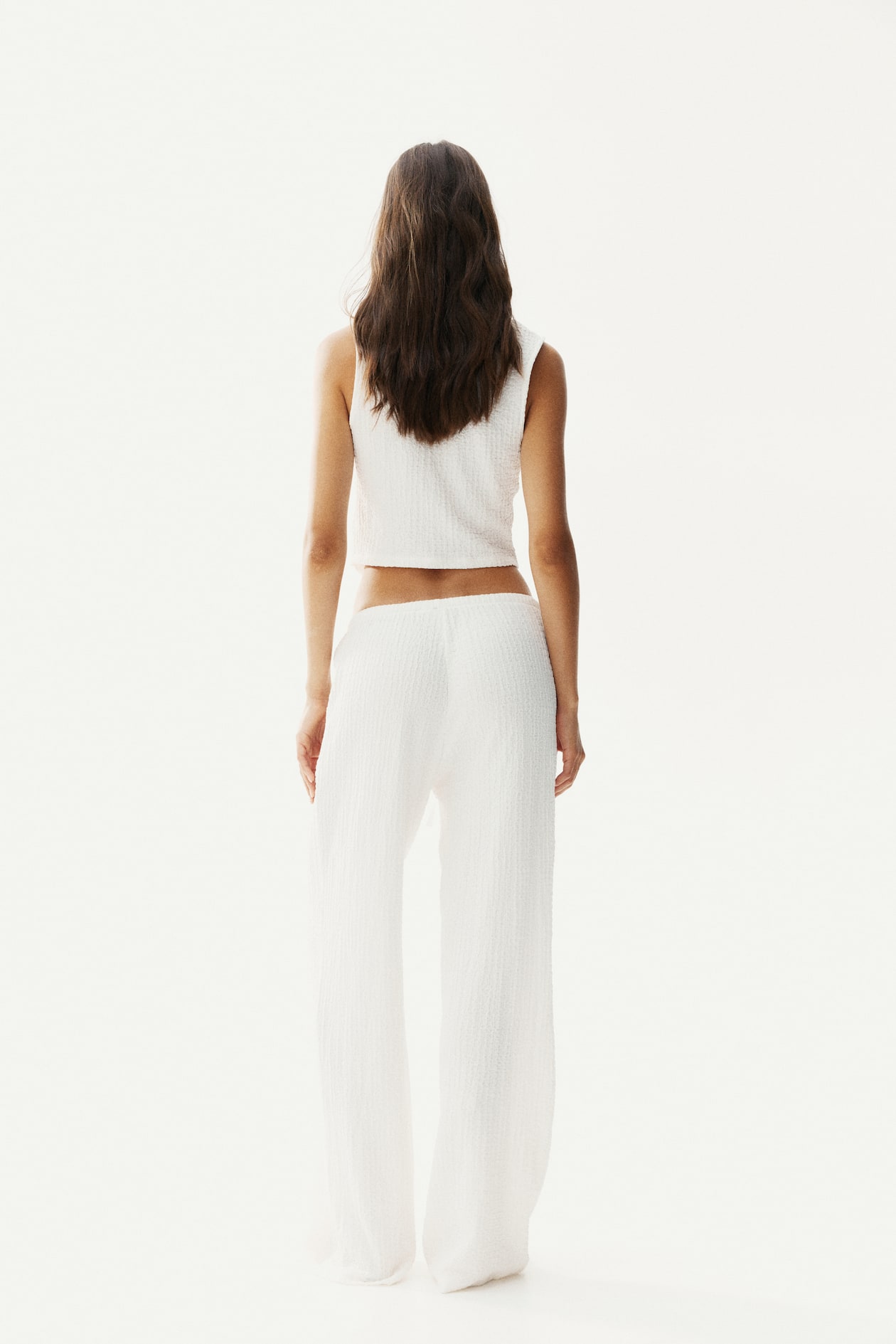 Crinkled Drawstring Pants - image 4