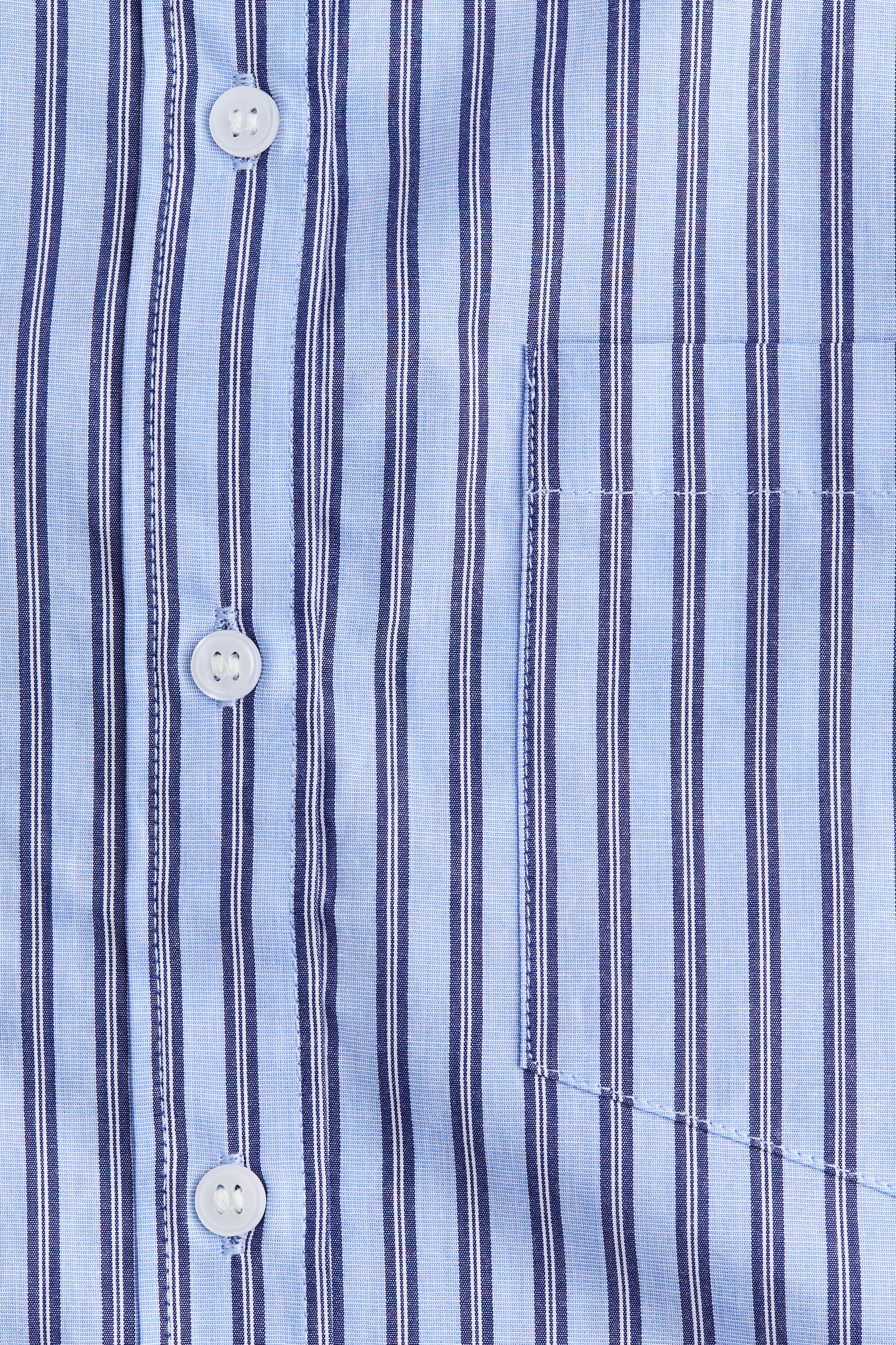 Camicia SPRINGFIELD Oversize Donna | Popelin A 3 Righe In Blu Horizonte | Camicia Leggera Con Strisce, Taglia M - 3