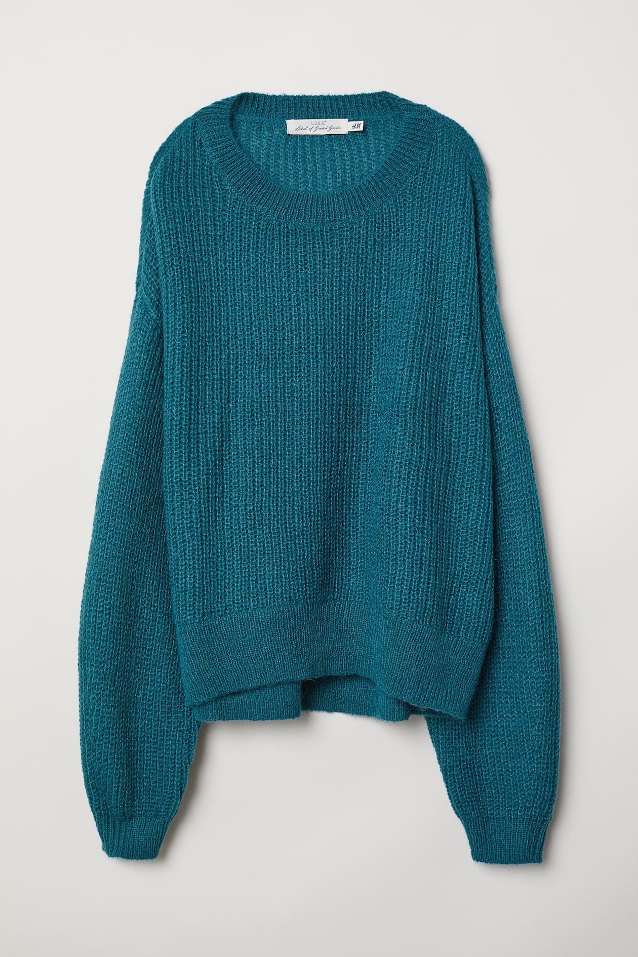 Loose-knit Sweater - Teal - Ladies | H&M US