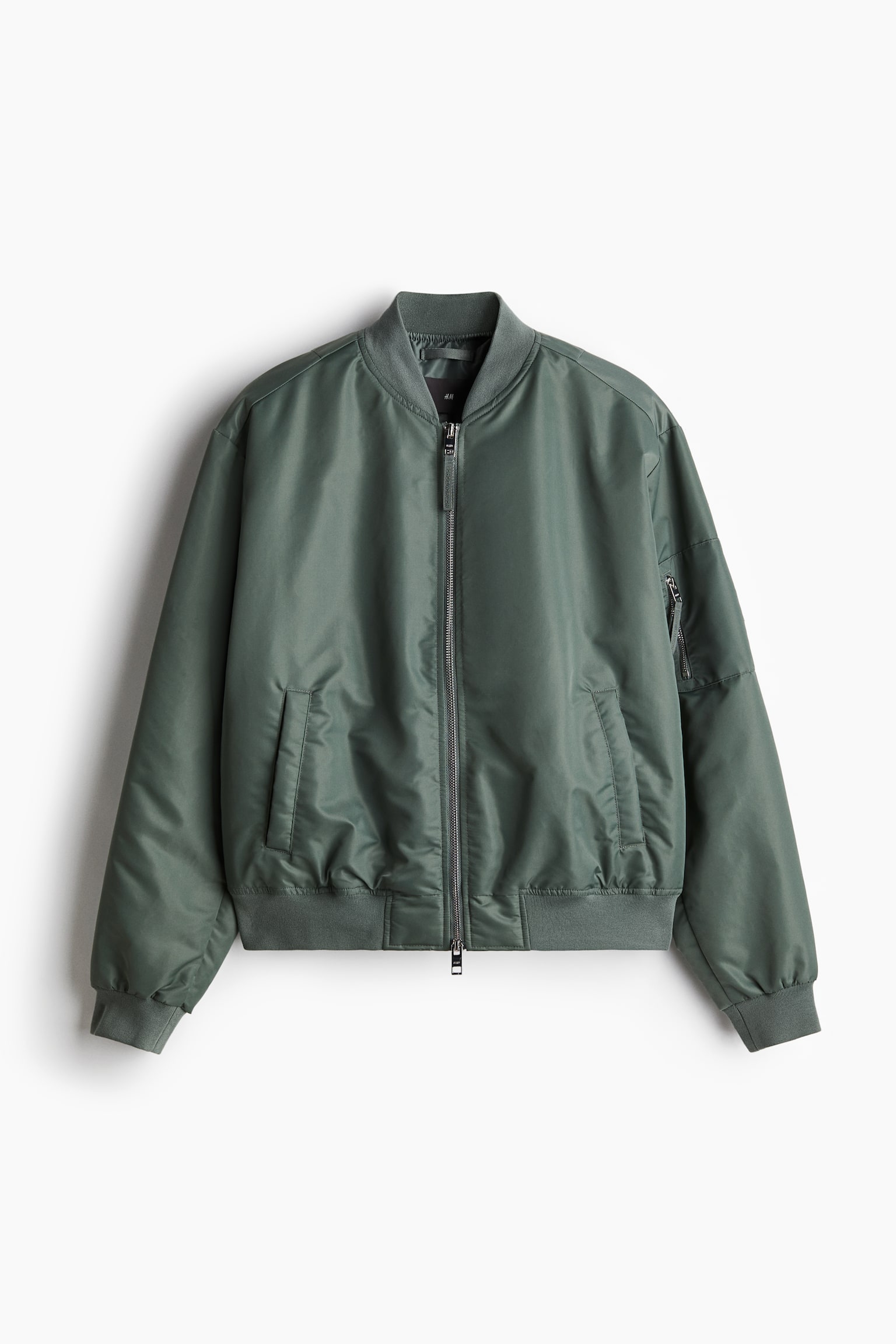 Loose Fit Bomber jacket - Khaki green - 2