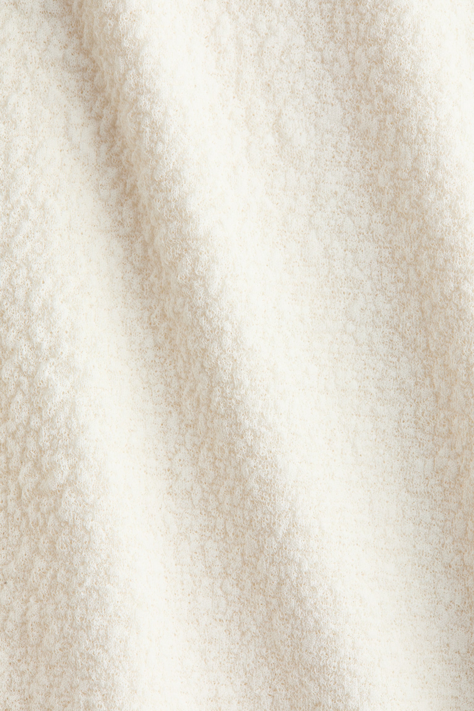 高領洋裝 - 奶油色/海軍藍 - 3