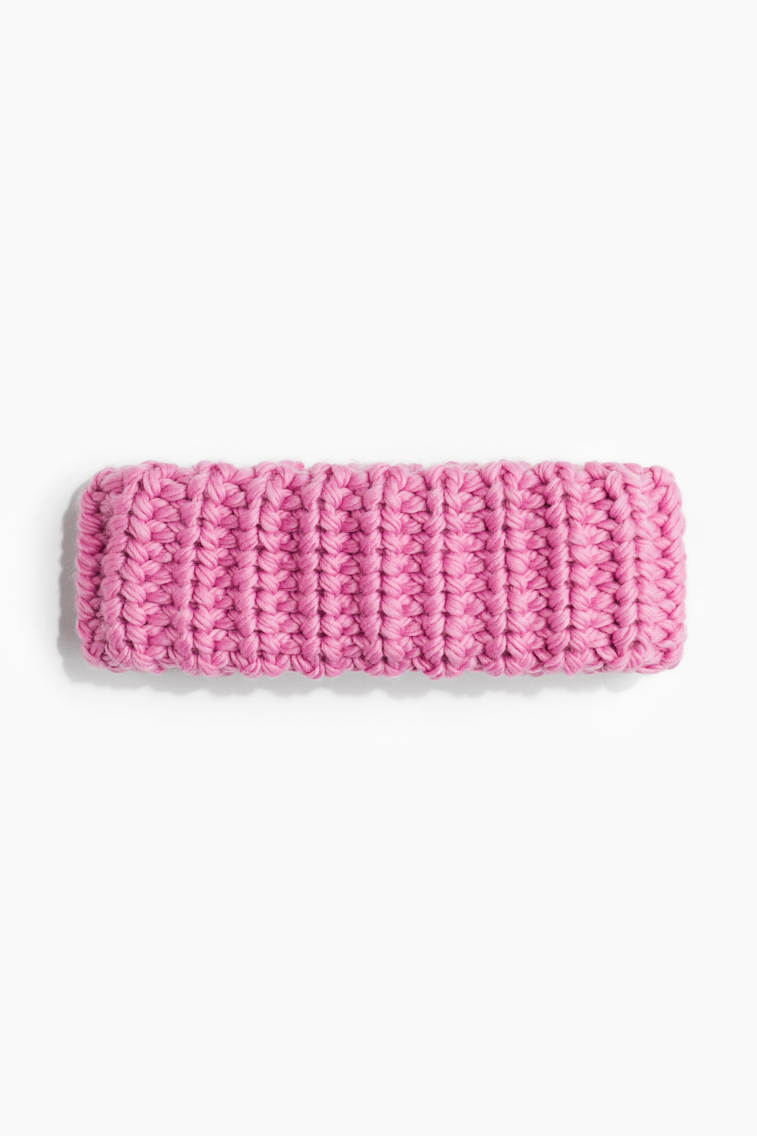 Rib-knit headband - Pink/Light dusty pink/Dark grey marl - 1