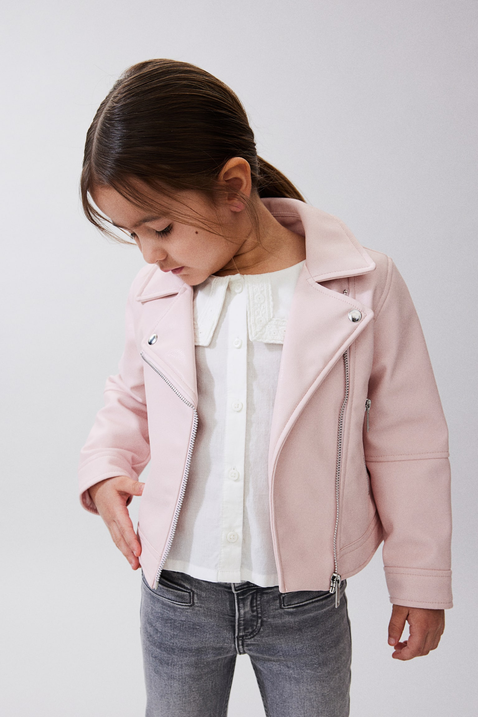 Biker Jacket - Light pink - 6