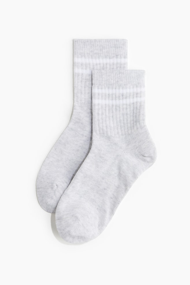 5 perechi de șosete de sport cu DryMove™ - Gri-melanj/alb/Albastru-aprins/Roz-deschis/roșu/Liliachiu-glacial/gri-închis/Roz/verde/alb/Roșu/negru/Roșu-burgund/dungi/Albastru-închis/dungi - 2