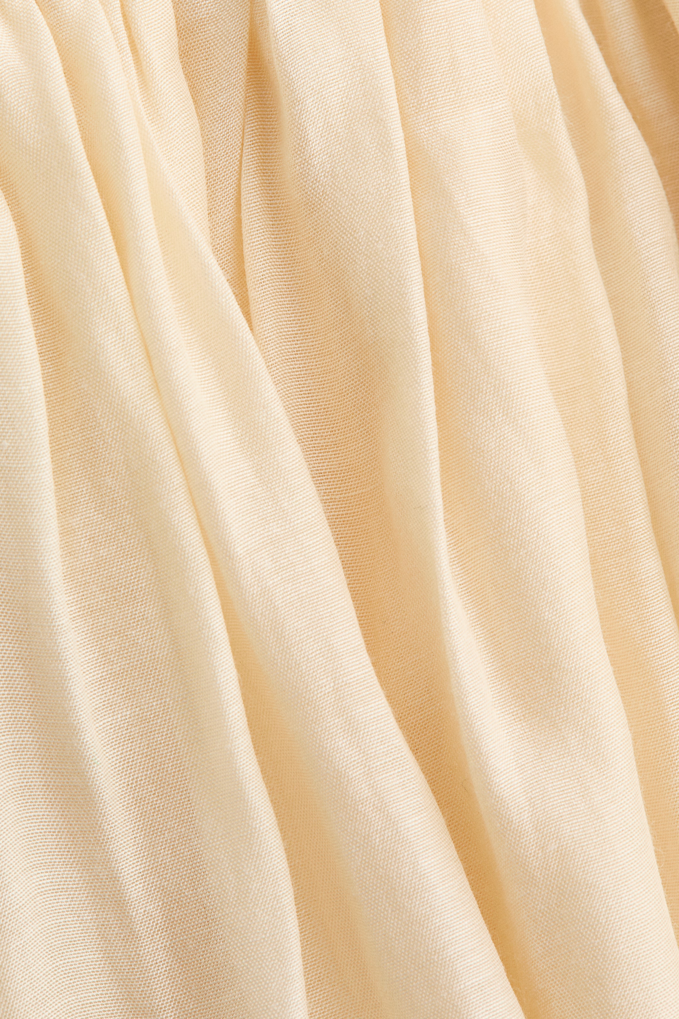 Cupro-Blend Bubble-Hem Skirt