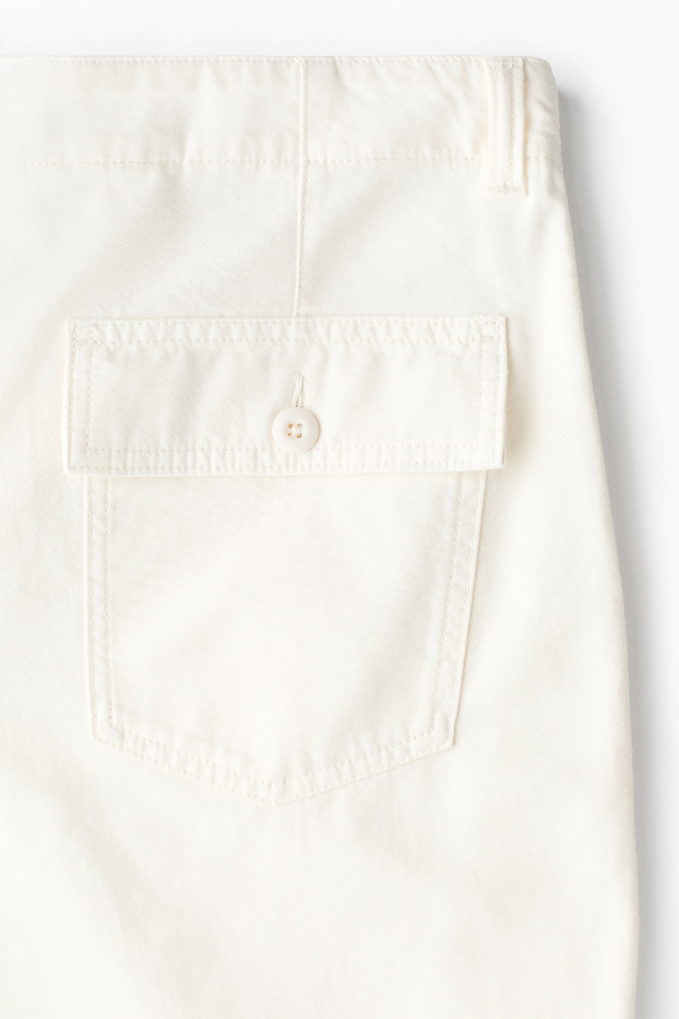 Pantalon décontracté en sergé