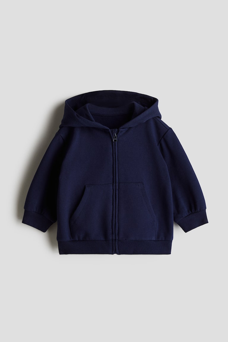 Zip-through hoodie