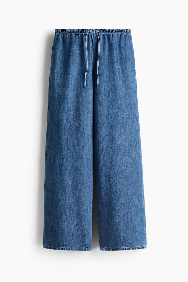Denimhose mit Kordelzug - Denimblau/Helles Denimblau/Grau/Weiß/Dunkles Denimblau - 1