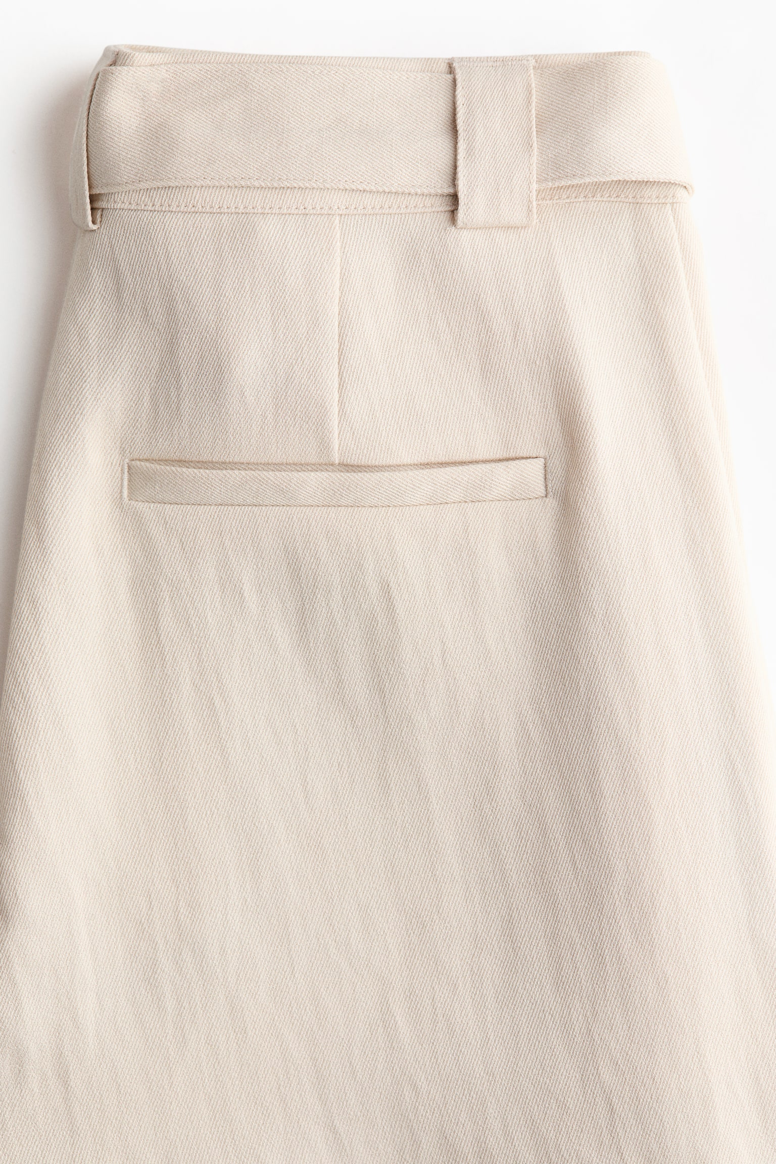 Wide belted trousers - Light beige/Dark mole - 3