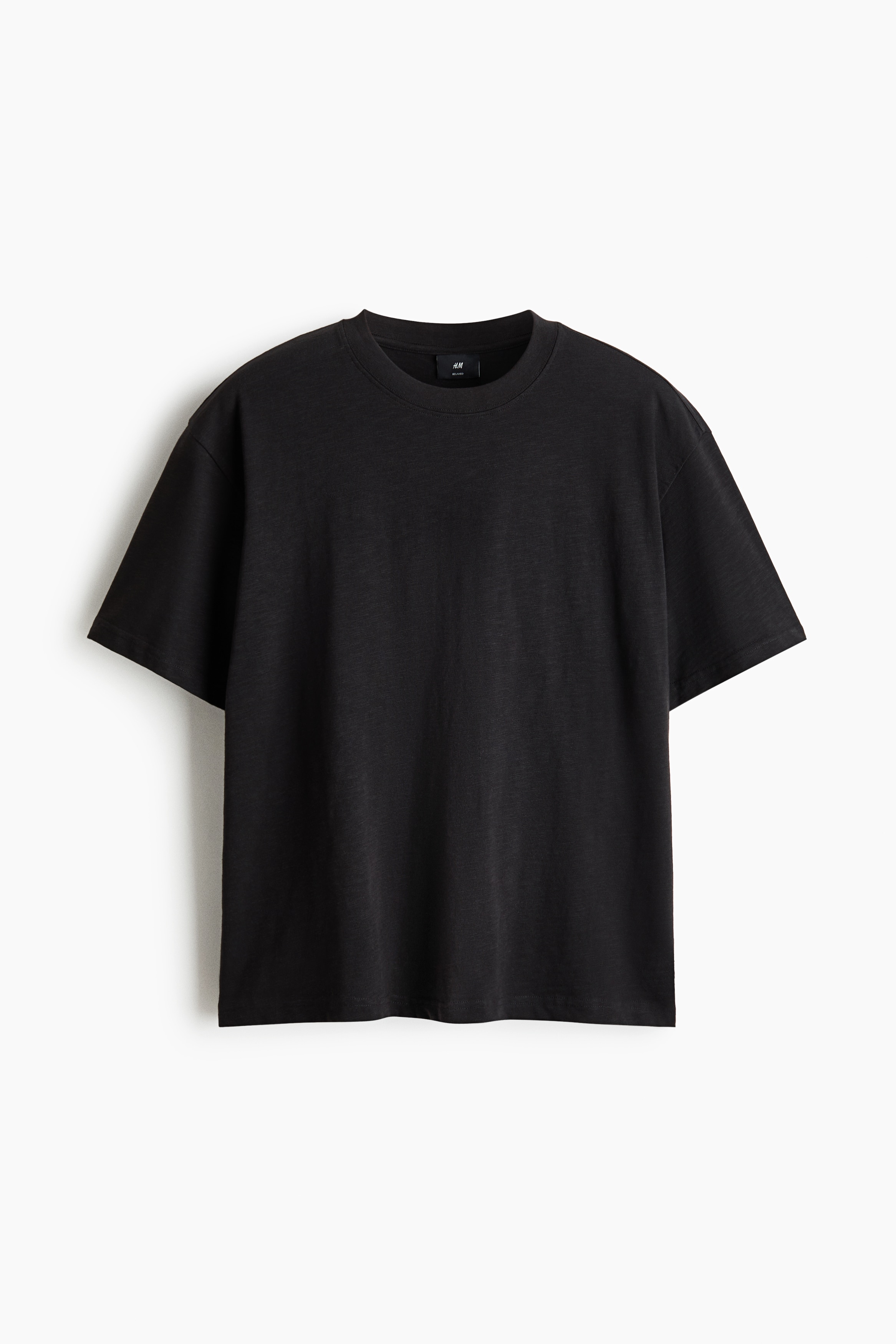 リラックスフィット コットンTシャツ - ブラック/クリーム/ブラウン/ダークカーキグリーン