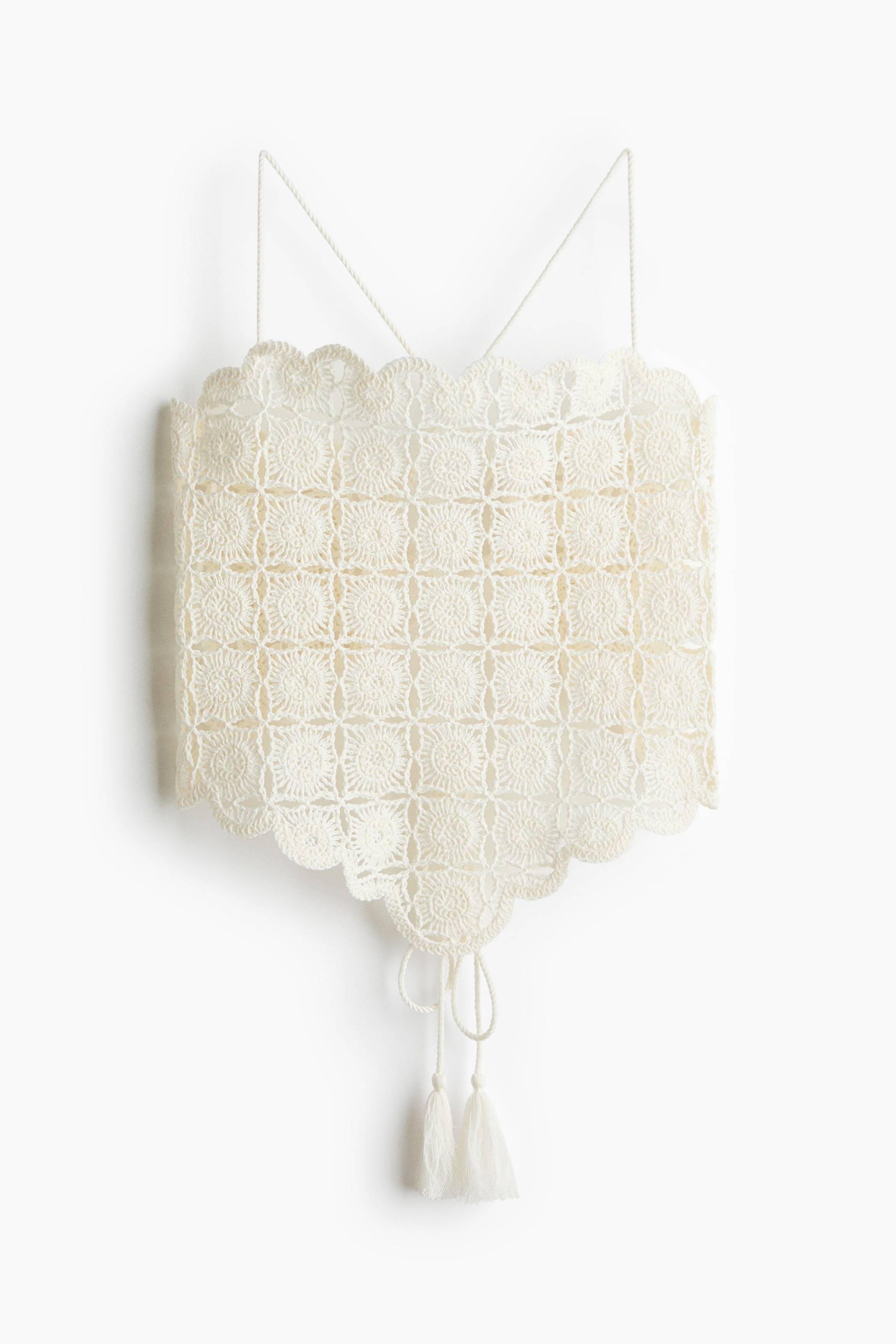 Crochet-Look Sleeveless Top