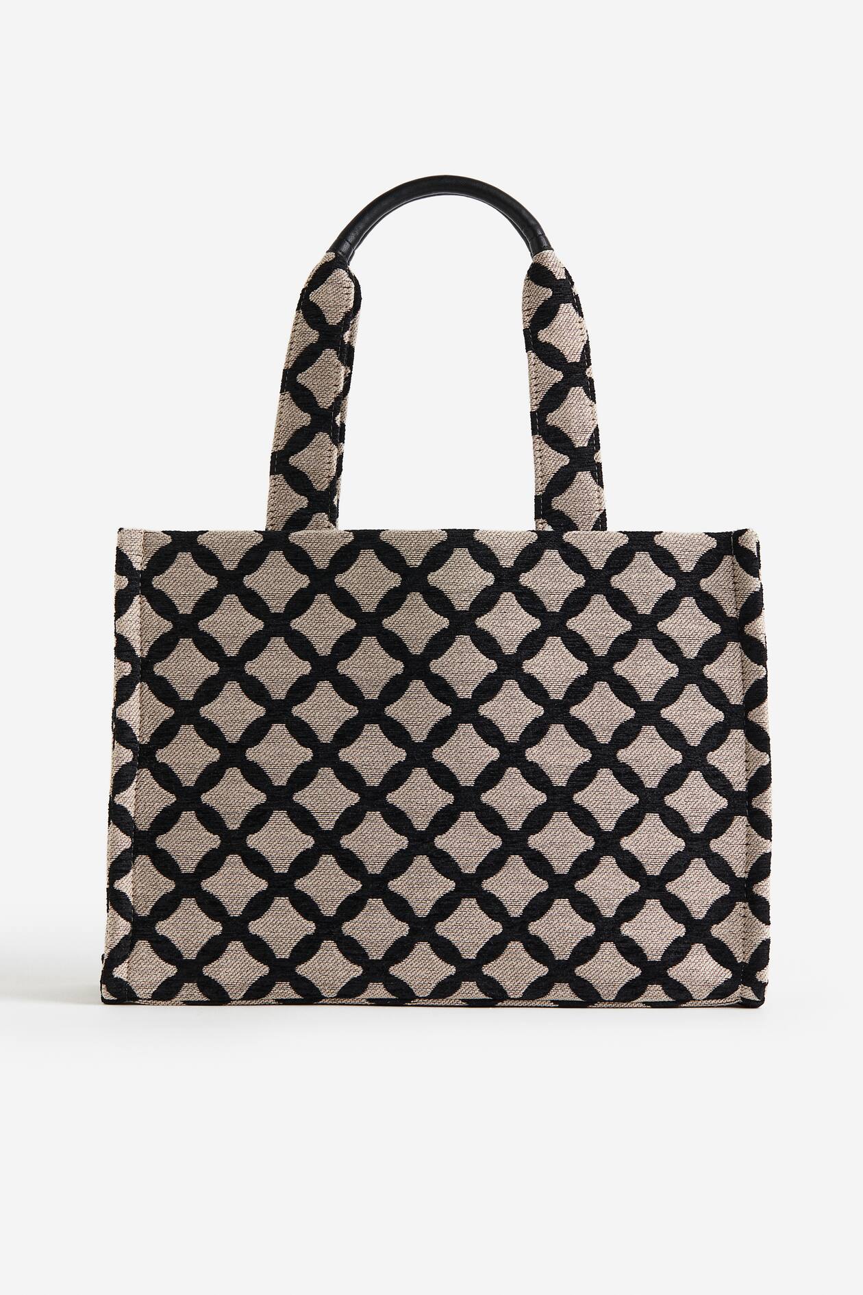 cotton-blend-tote-bag-beige-black-patterned-ladies-h-m-us