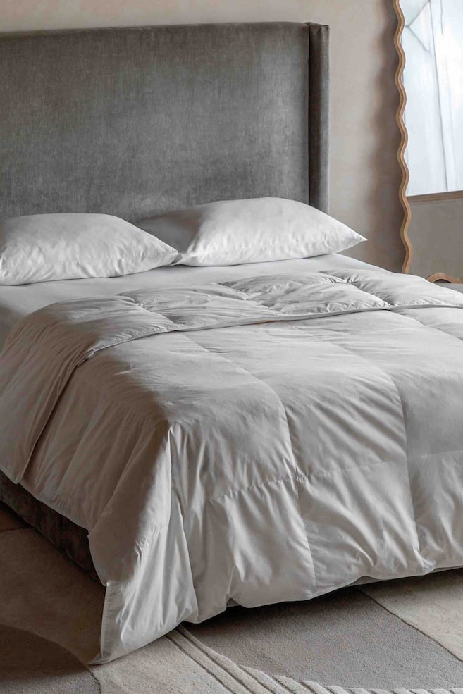 Duck Feather & Down Duvet Single - White - 2