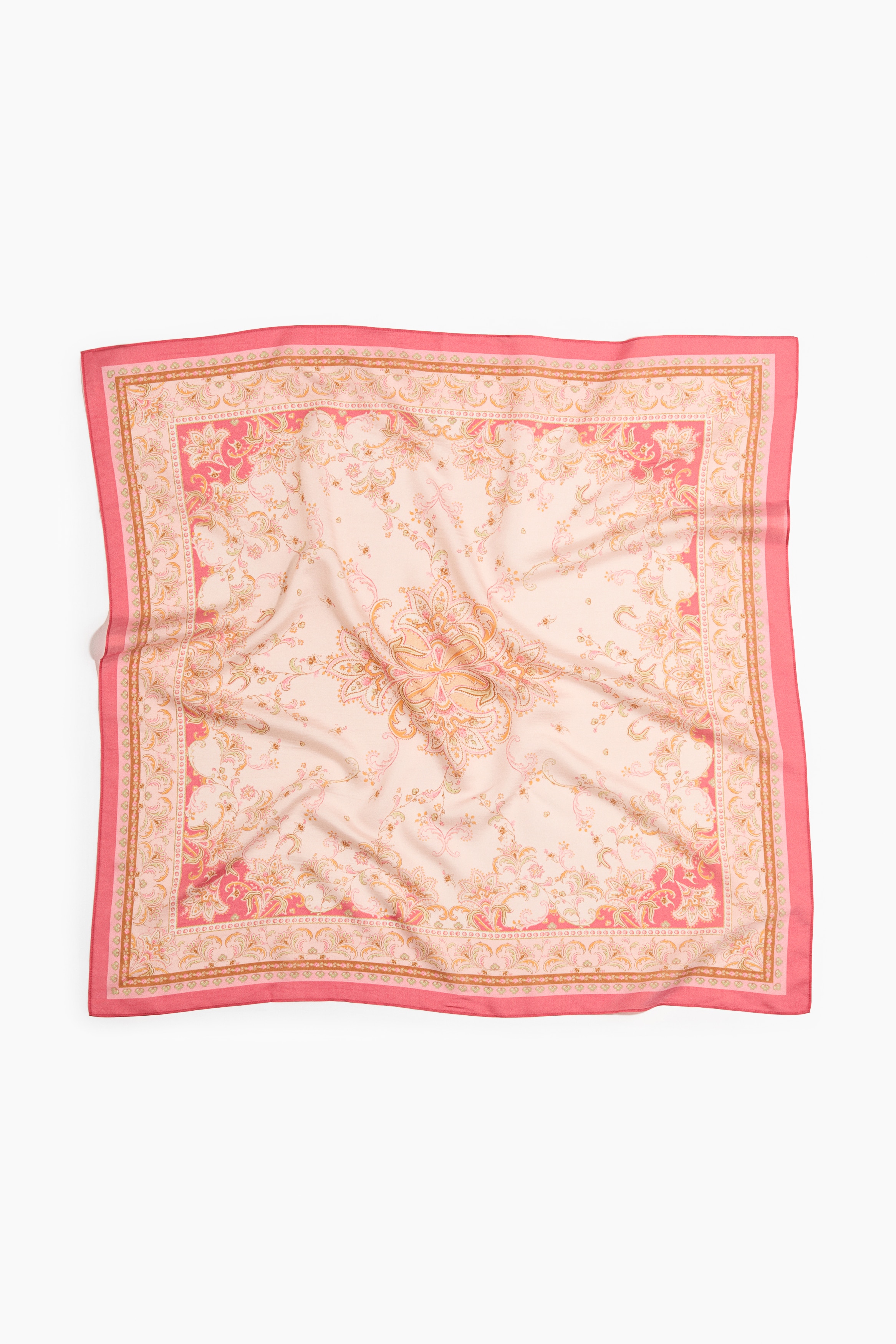 Patterned Scarf - Powder pink/paisley/Orange/paisley/Navy blue/patterned/Light beige/light blue/Dark blue/burgundy/green/Brown/light blue striped/White/zebra print/Bright blue/knots/Pink/brown/Rust red/yellow