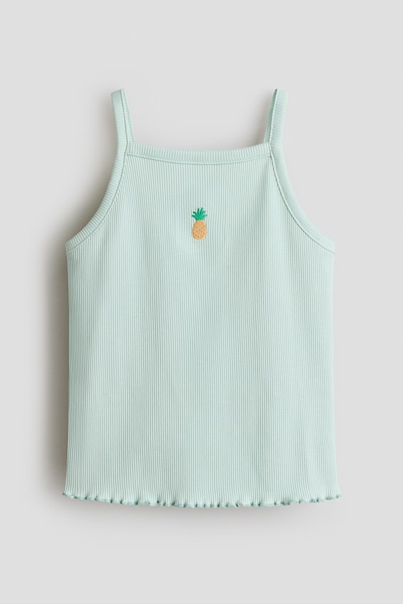 Детские топы H&M Embroidered-Detail Tank Top