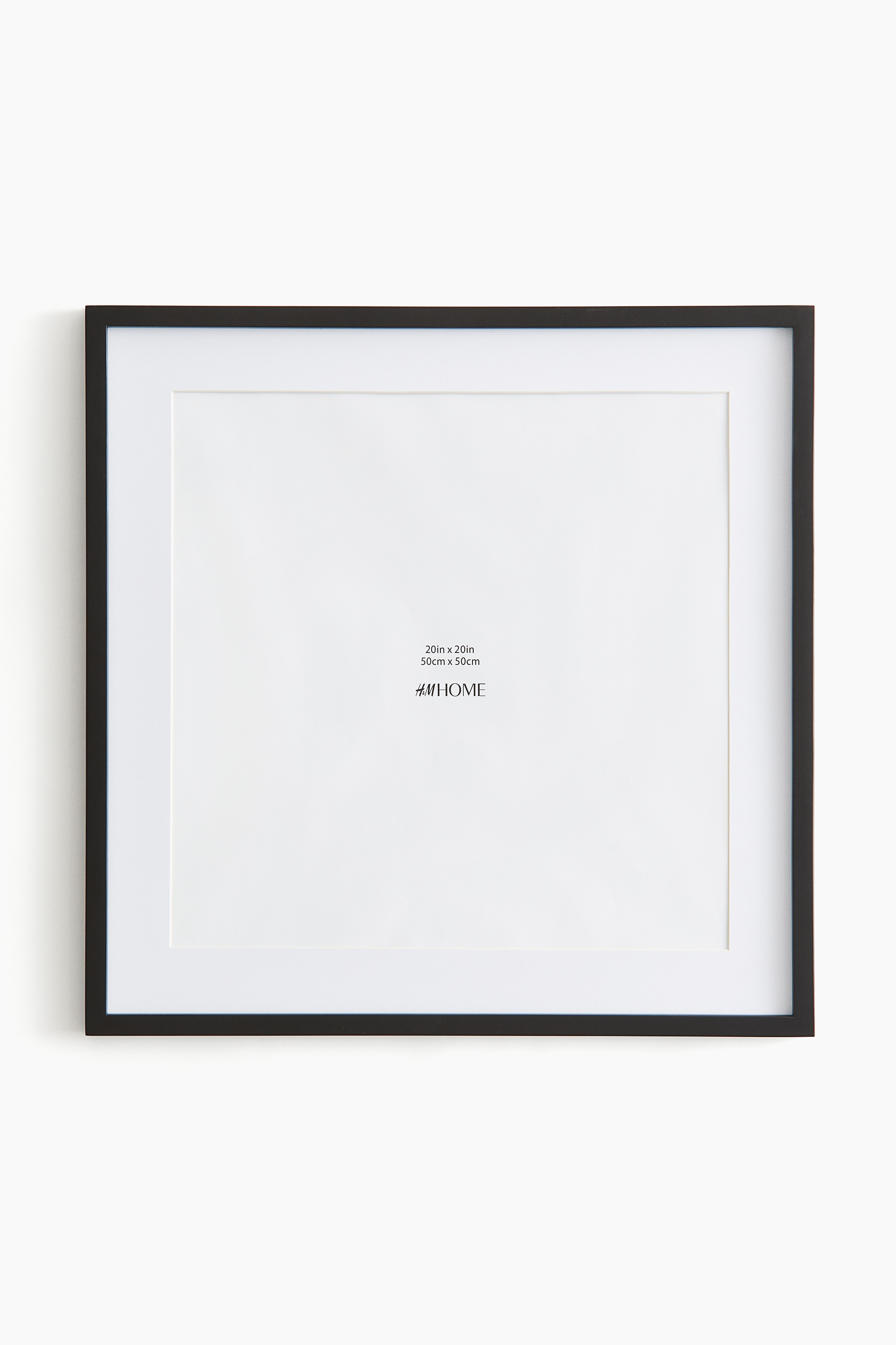 H&M Home  - Cadre en bois - Noir - size: 50x50