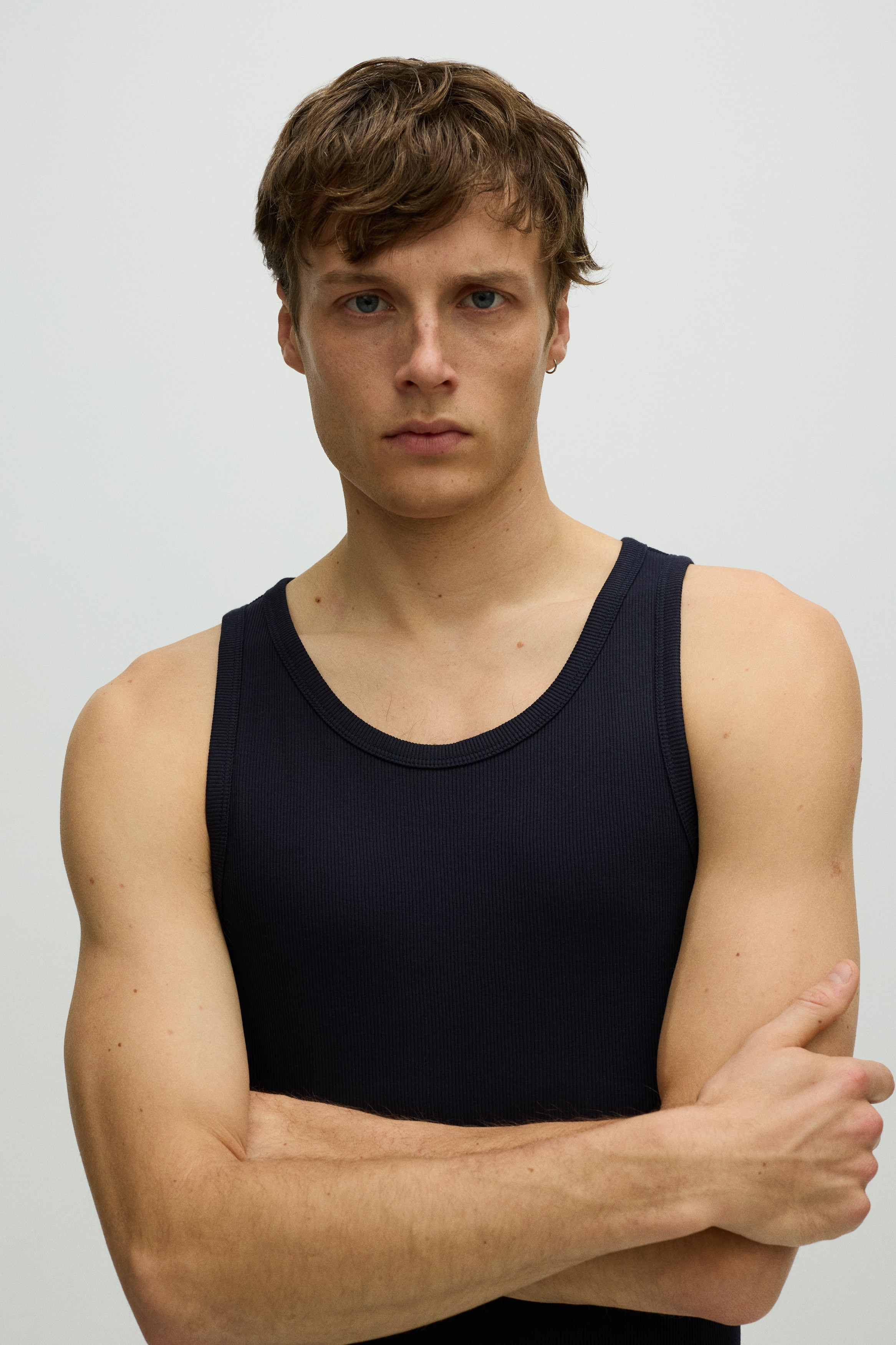 Slim Fit Ribbed vest top