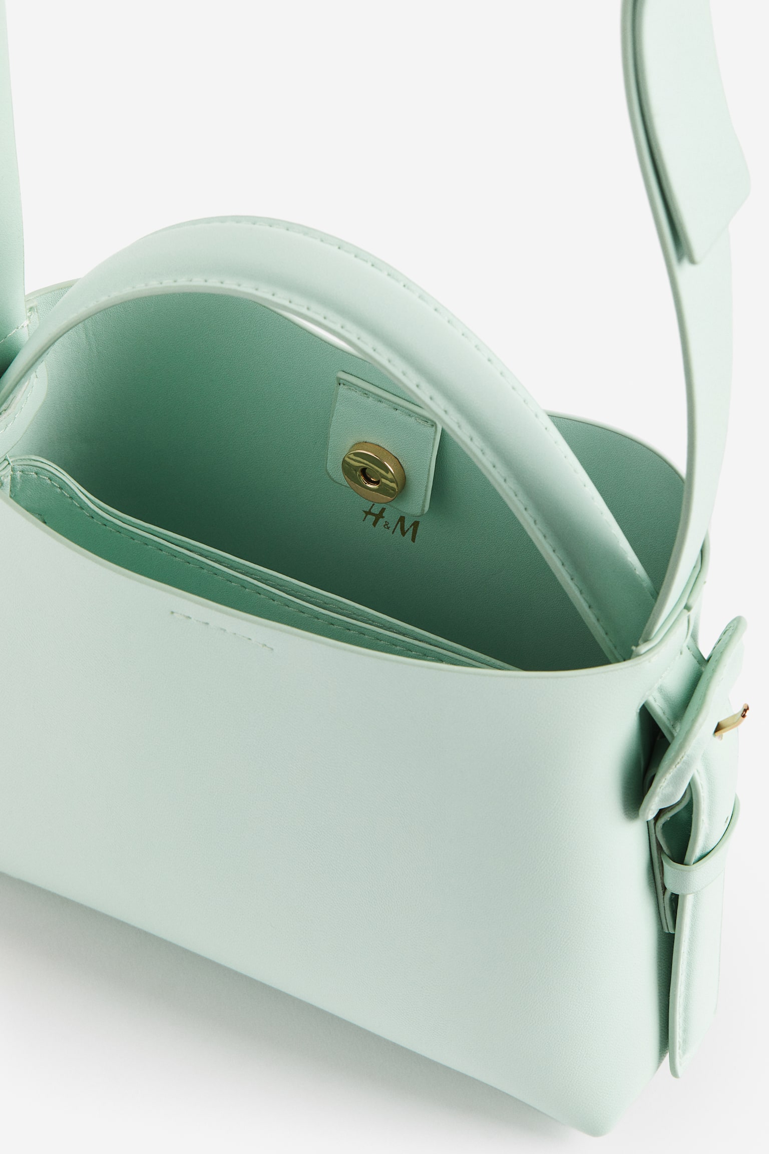 Small Shoulder Bag - Mint green - 3