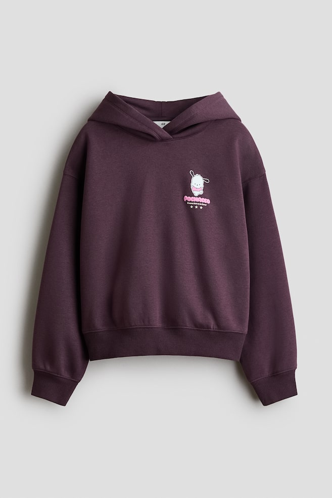 Bluza z kapturem i nadrukiem - Fioletowy/Pochacco/Zakurzony róż/SmileyWorld®/Jasnobeżowy/CapyFun - 1