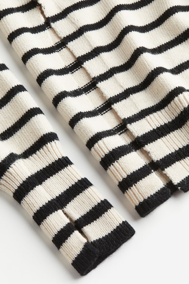 MAMA Before & After jumper - Light beige/Striped/Black/Cream/Black striped - 3