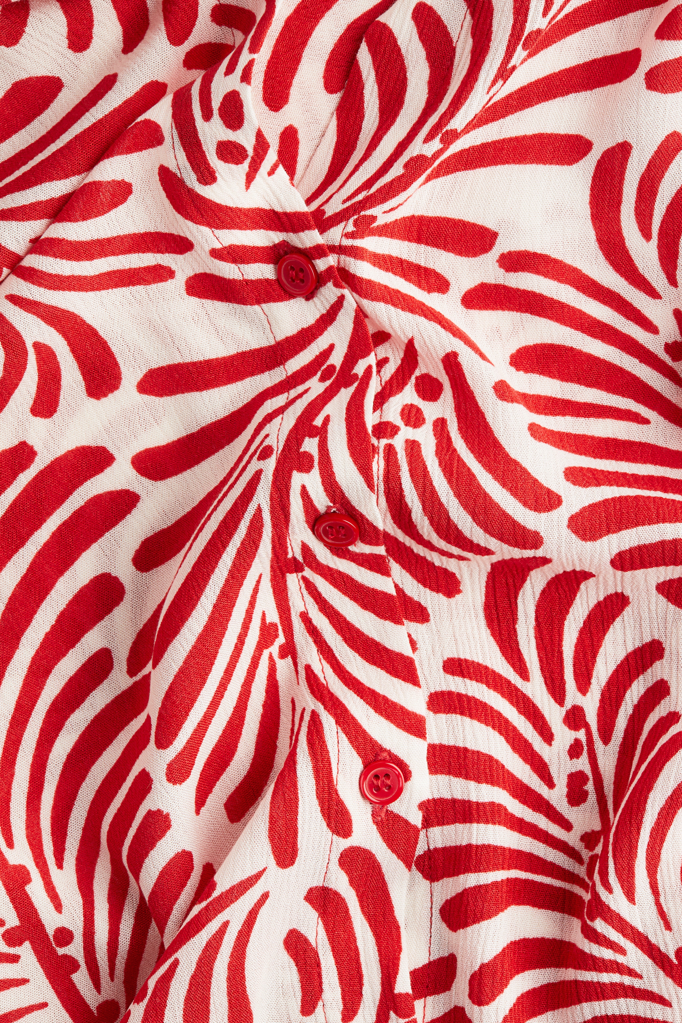 Crinkled viscose shirt