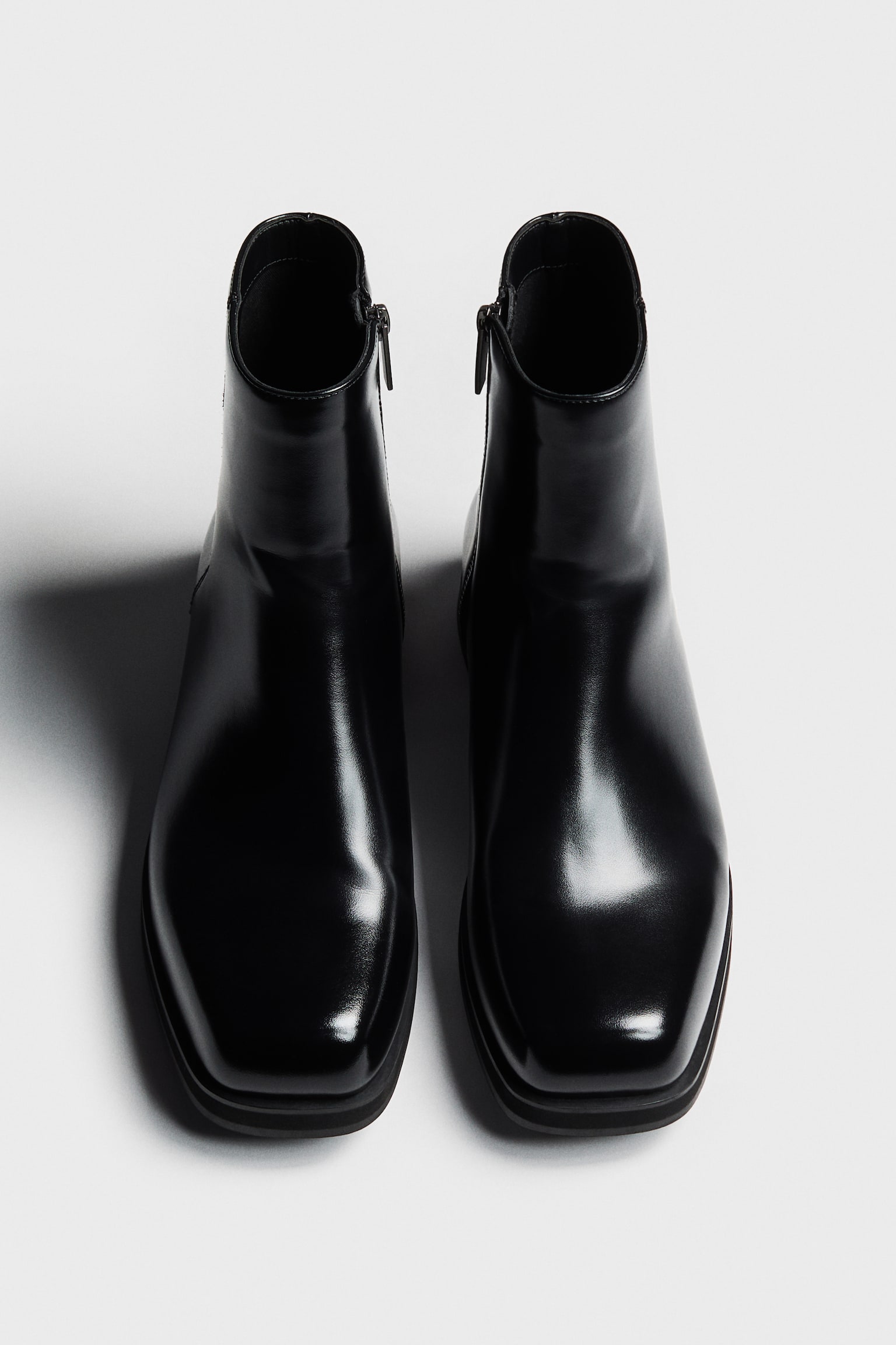 Zip-up boots - Black - 1