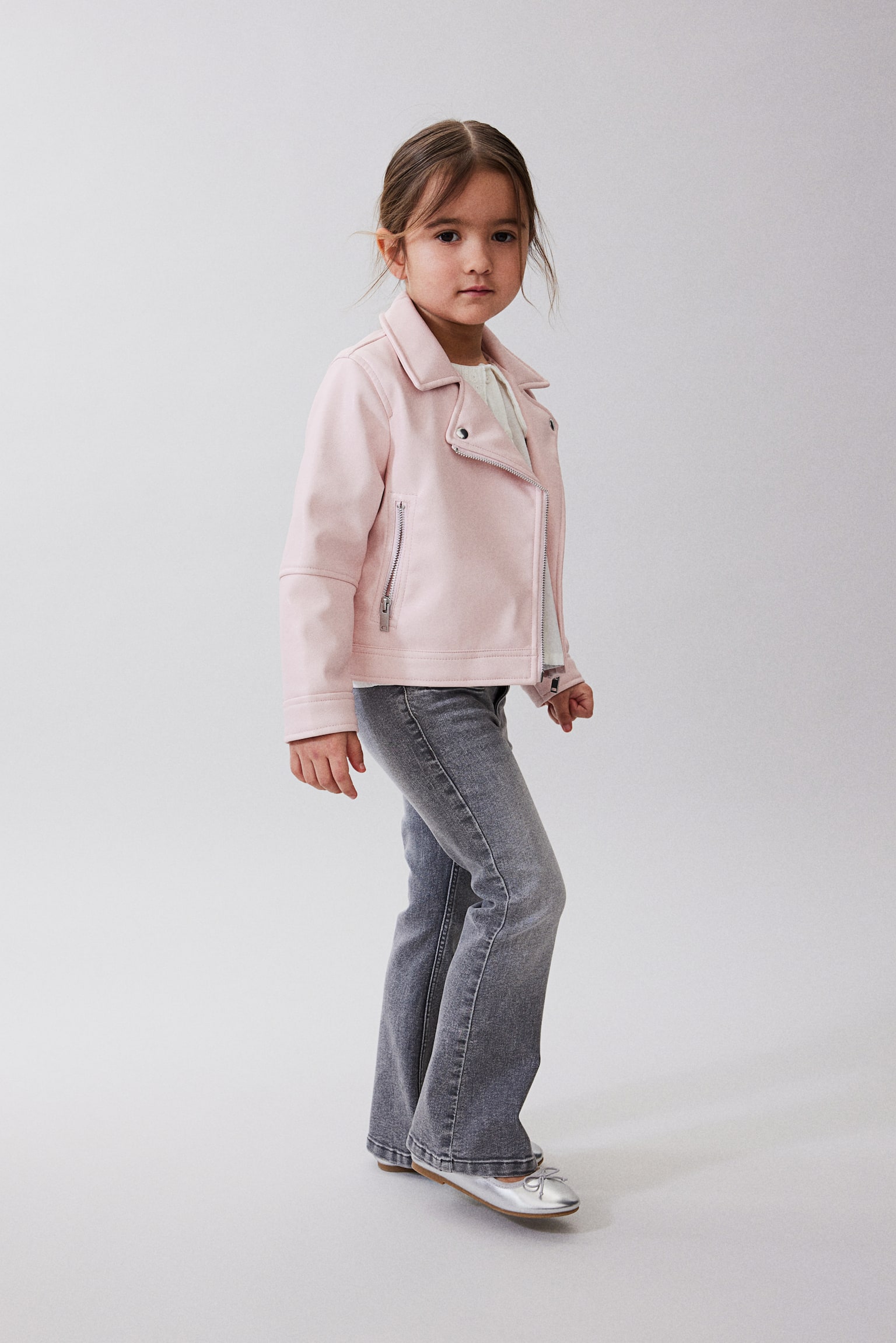 Biker Jacket - Light pink - 4