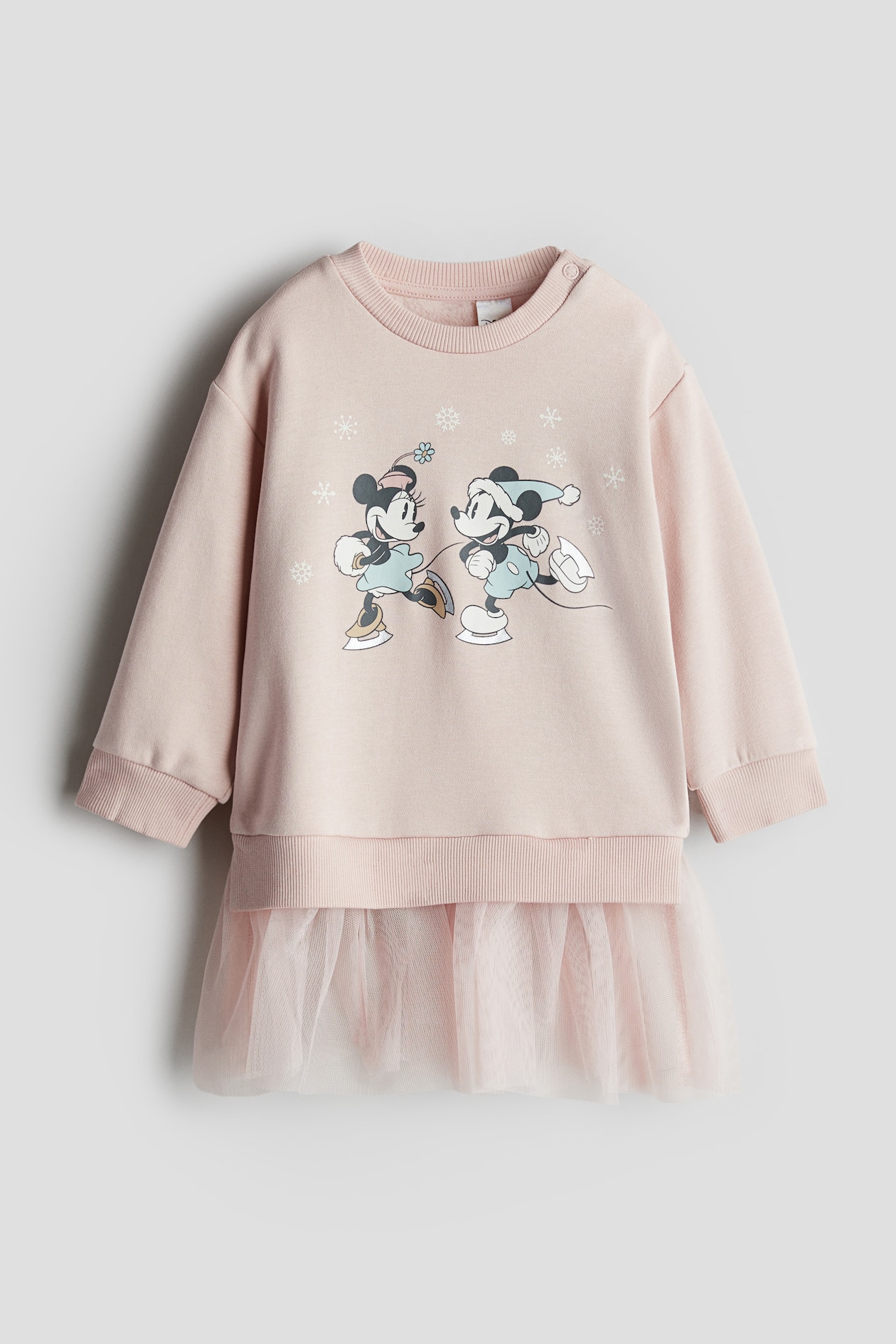 Robe En Molleton Avec Jupe En Tulle Rose Clairminnie Enfant Handm Fr 4383