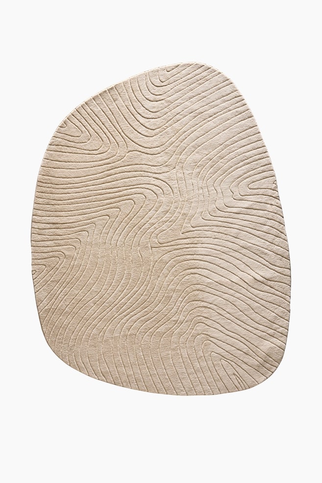 Waschbarer Teppich Pam - Beige/Grau/Cream - 1
