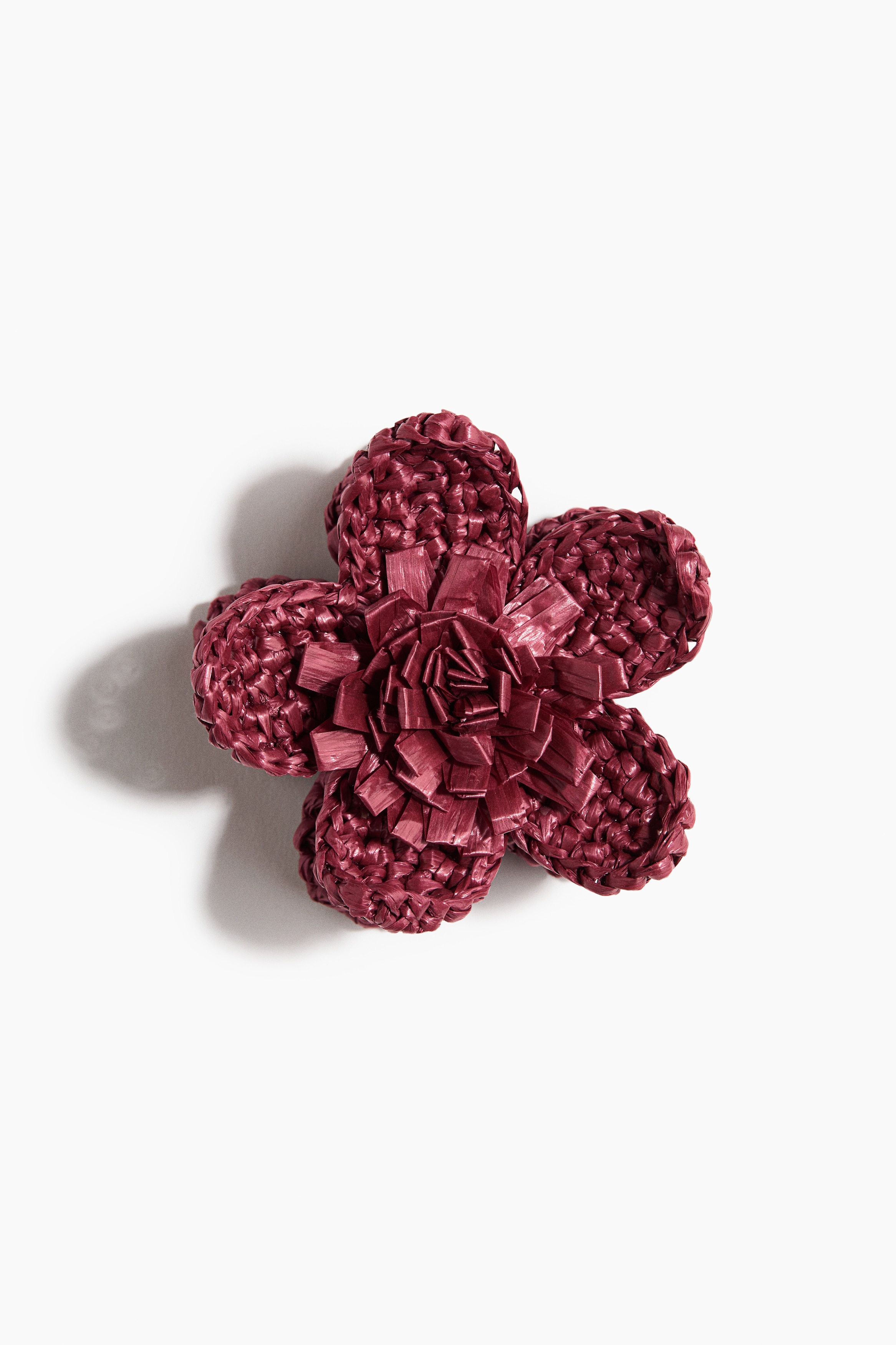 Flower-Shaped Straw Hair Claw from H&M - $9.99
