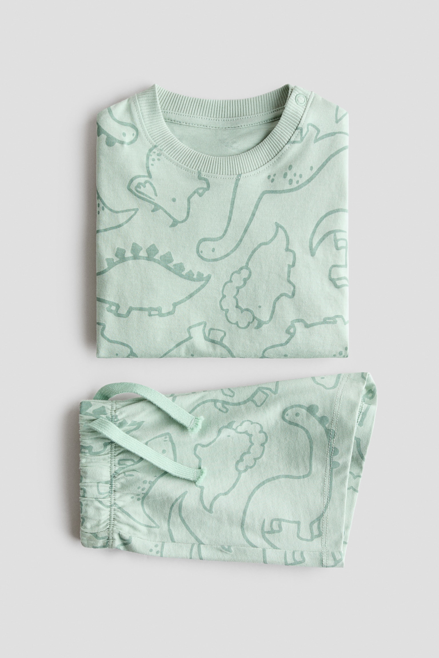2-Piece Cotton Set - Light green/dinosaurs/Navy blue/Le Port/Light beige/Full Adventure - 2