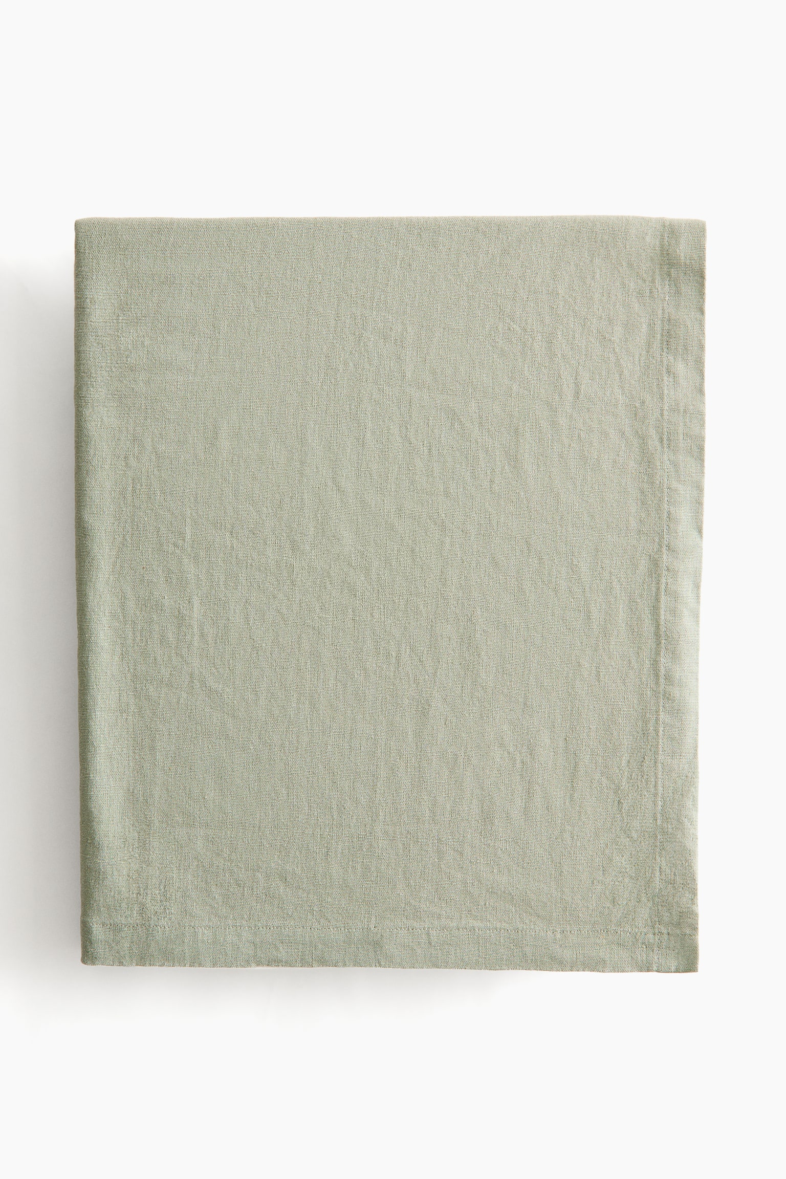 Nappe en lin mélangé - Vert sauge/Jaune/Vert forêt/Taupe/Beige clair/Blanc - 1