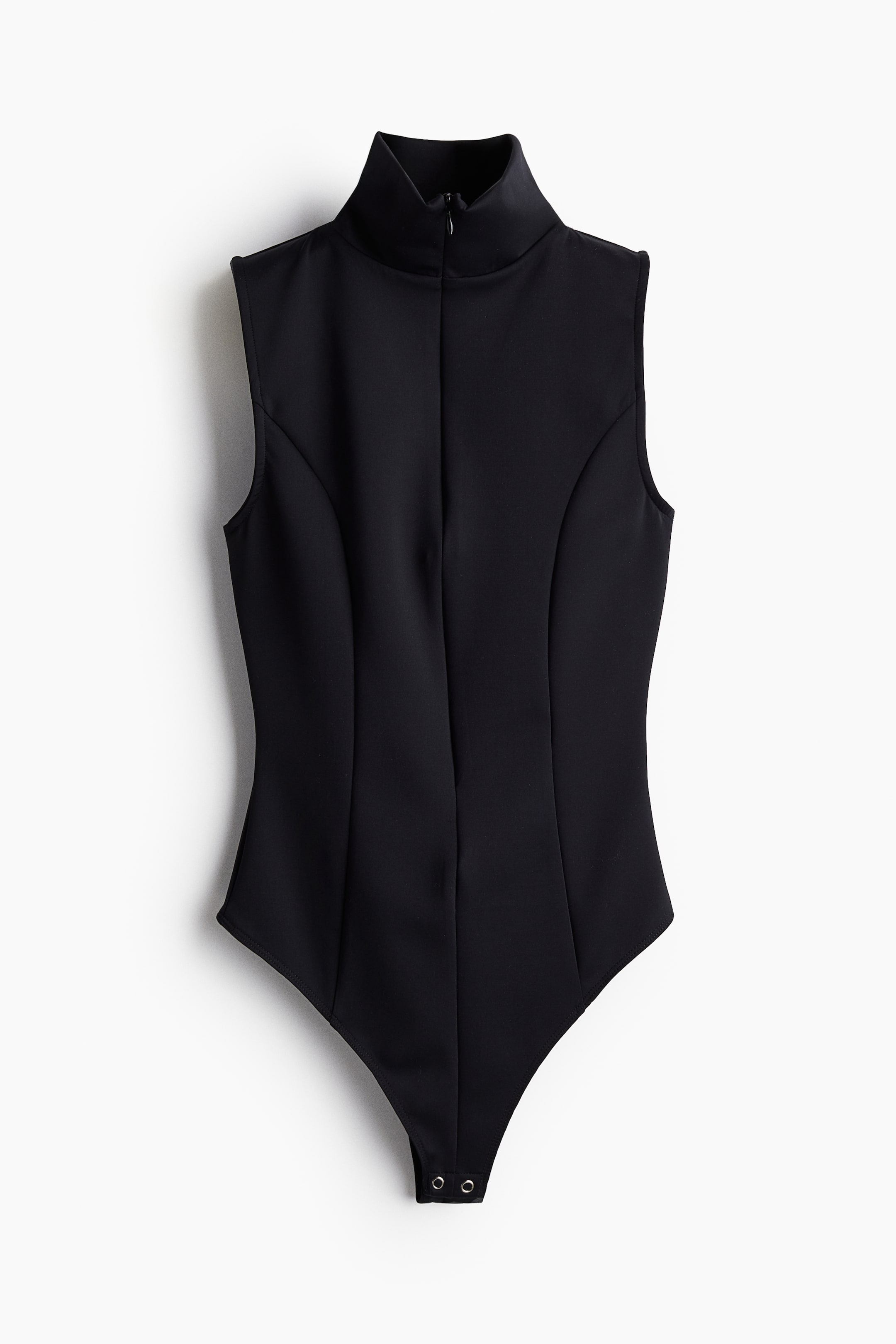 Größeres Bild ansehen: Scuba Turtleneck Tank Body - Black - Good American - Ladies | H&M DE 1