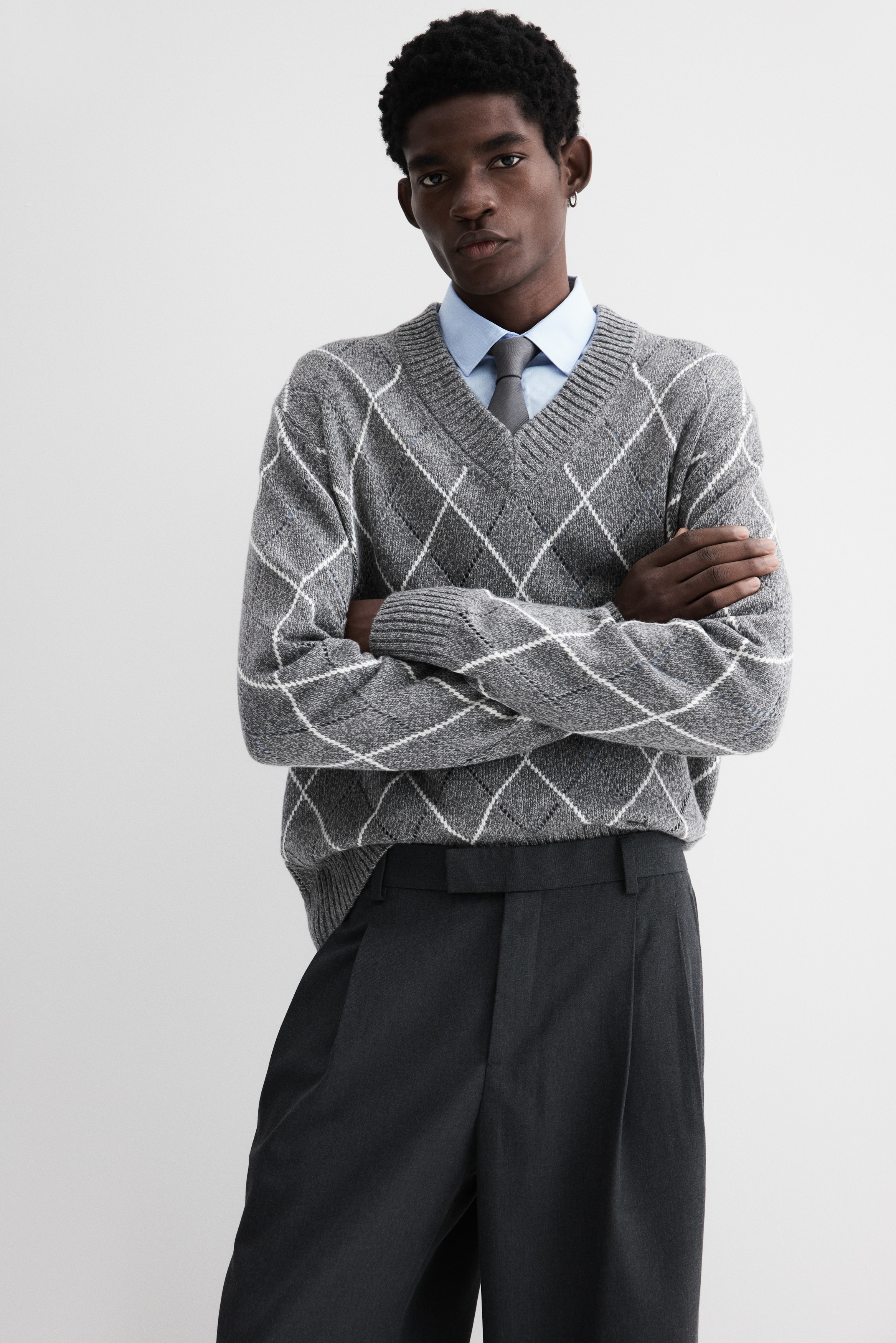 フィリッパコー ニット&セーター メンズ アウター INSIDE OUT - Jumper - grey ブレンド ニット\u0026セーター メンズ アウター Cardigan - dress blues 夏