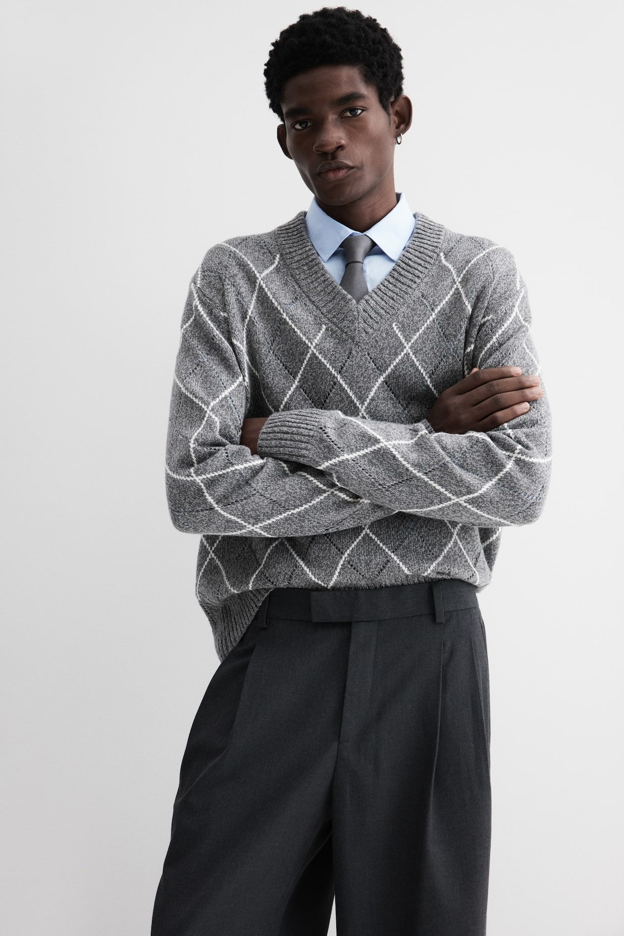 v neck sweater over dress shirt The Dos and Don'ts of Wearing a V-Neck quality materials Men's Casual Wear V Necks