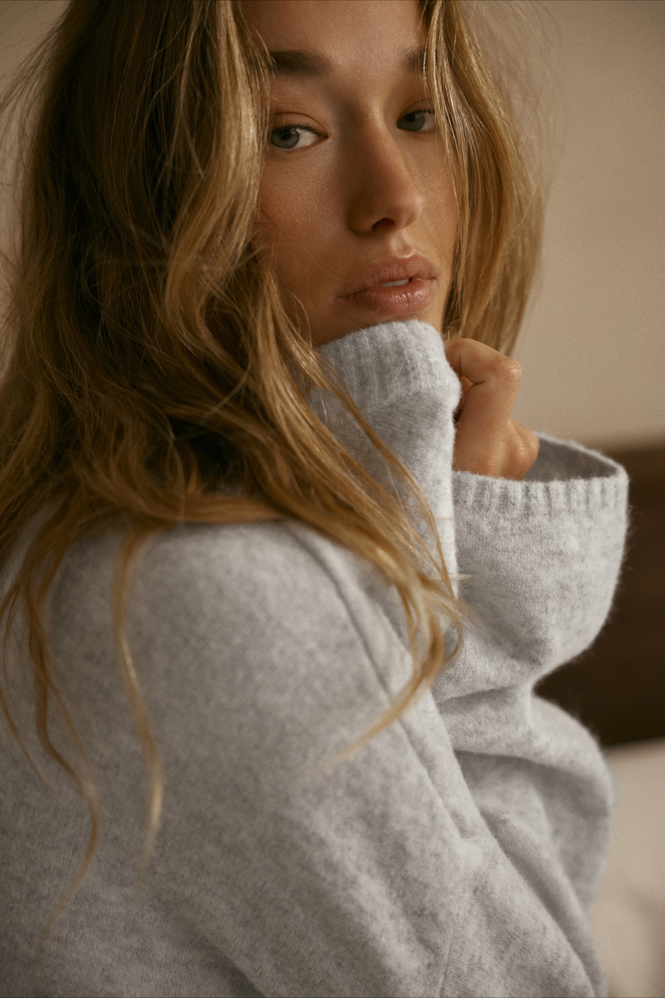 Grotere afbeelding bekijken: Trui - Lichtgrijs gemêleerd - DAMES | H&M NL 4