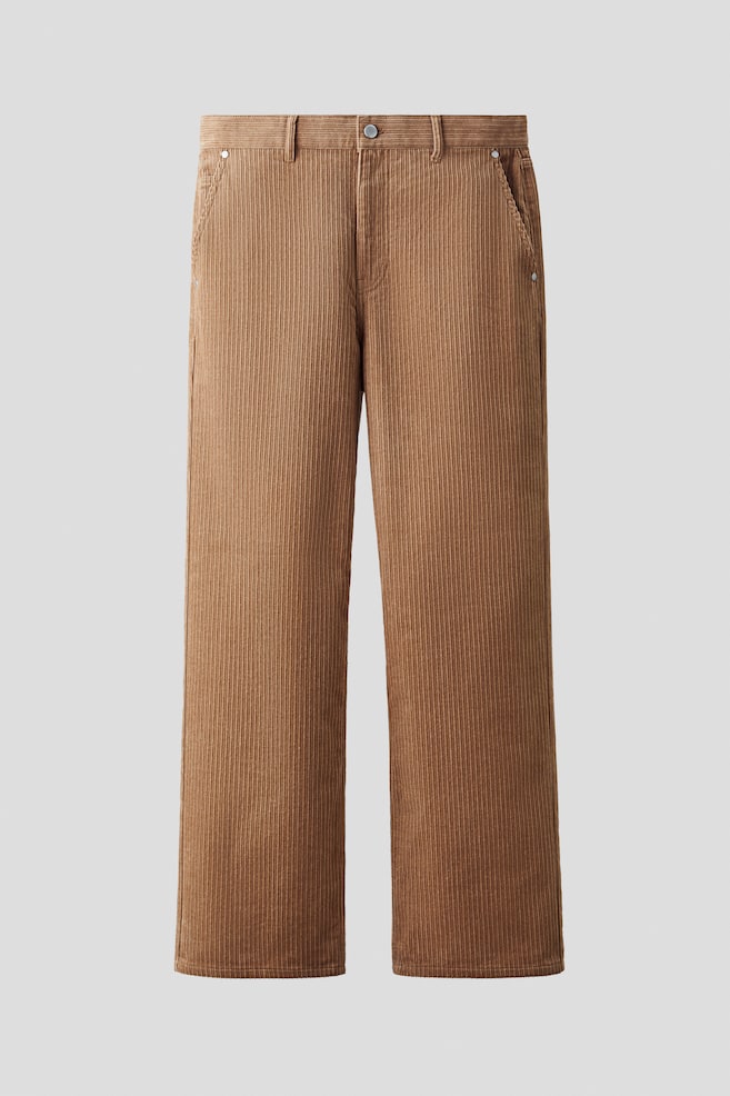 5-Pocket Corduroy Pants - Beige - 1