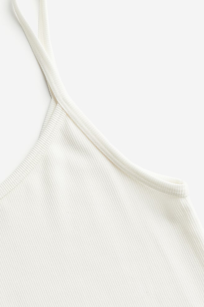 Pyjama côtelé - Blanc/Noir - 4