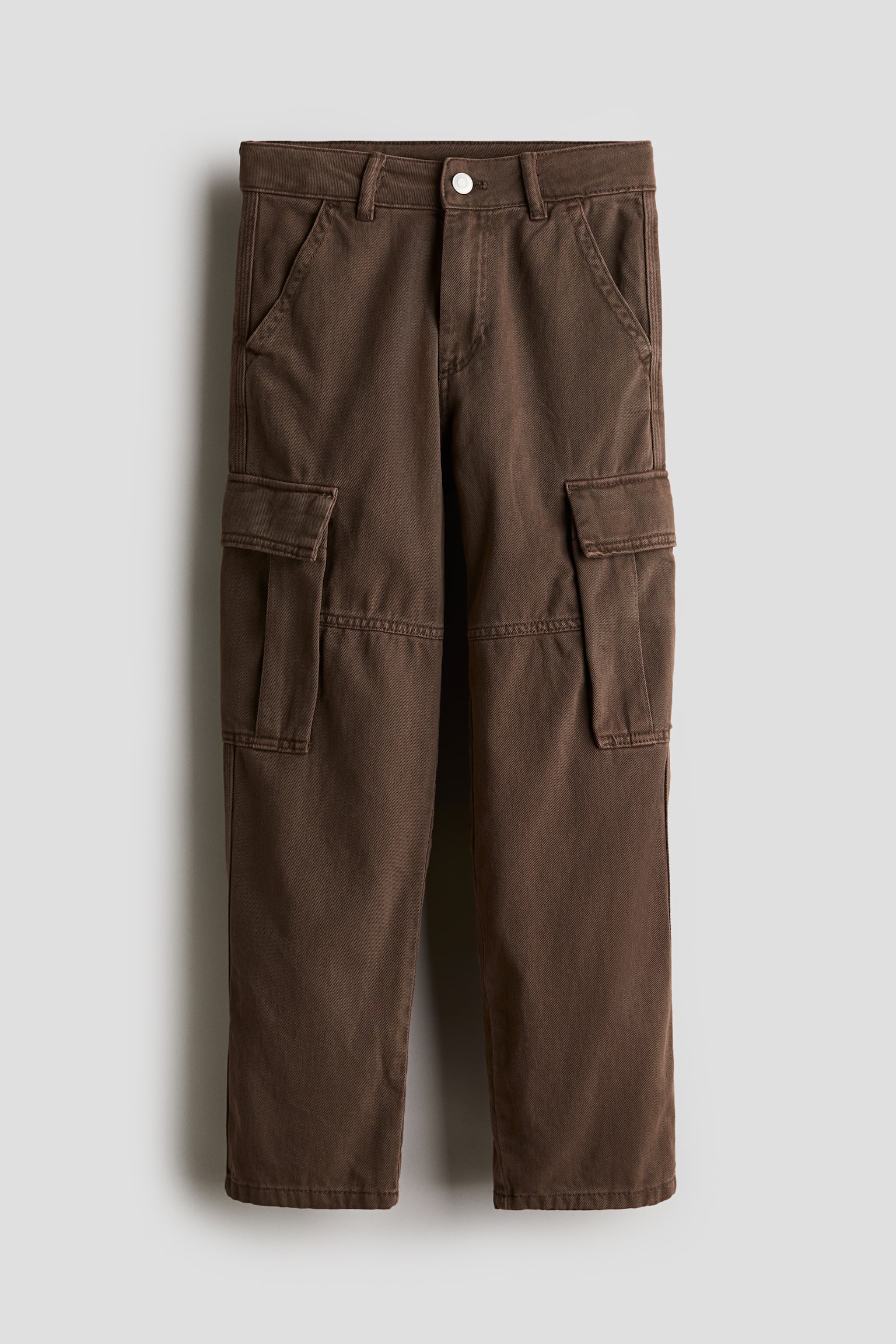 Cargo trousers - Brown/Khaki green - 1