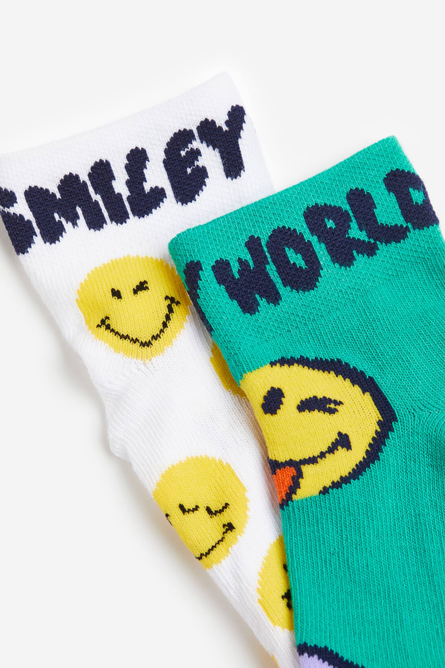 Bộ 5 đôi tất - Màu vàng/SmileyWorld® - 2