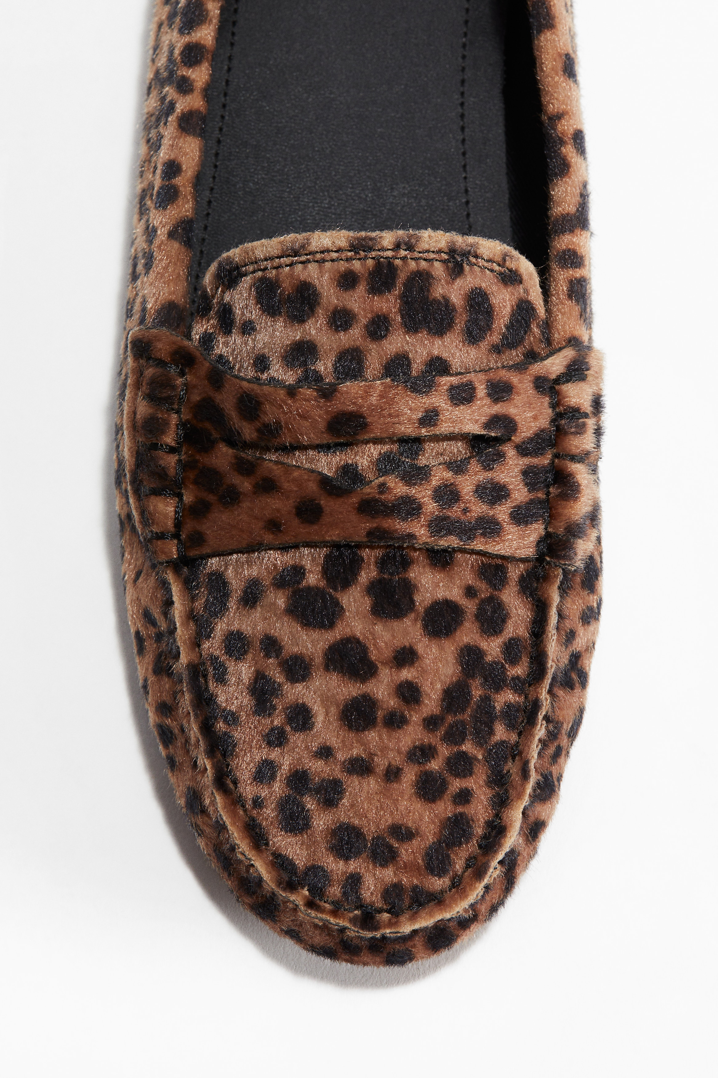 Loafers - Beige/Leopardtrykk/Mørk beige/Sort