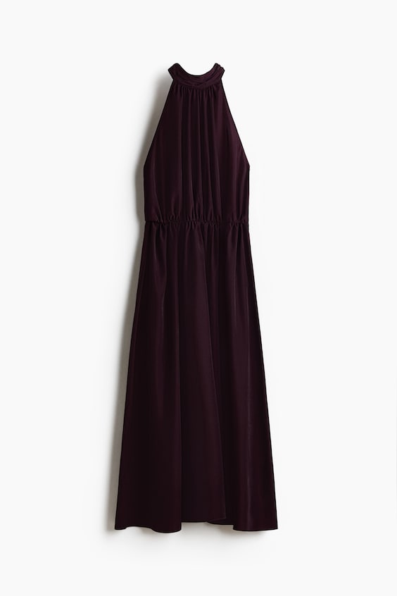 Женские платья H&M Long Halterneck Dress