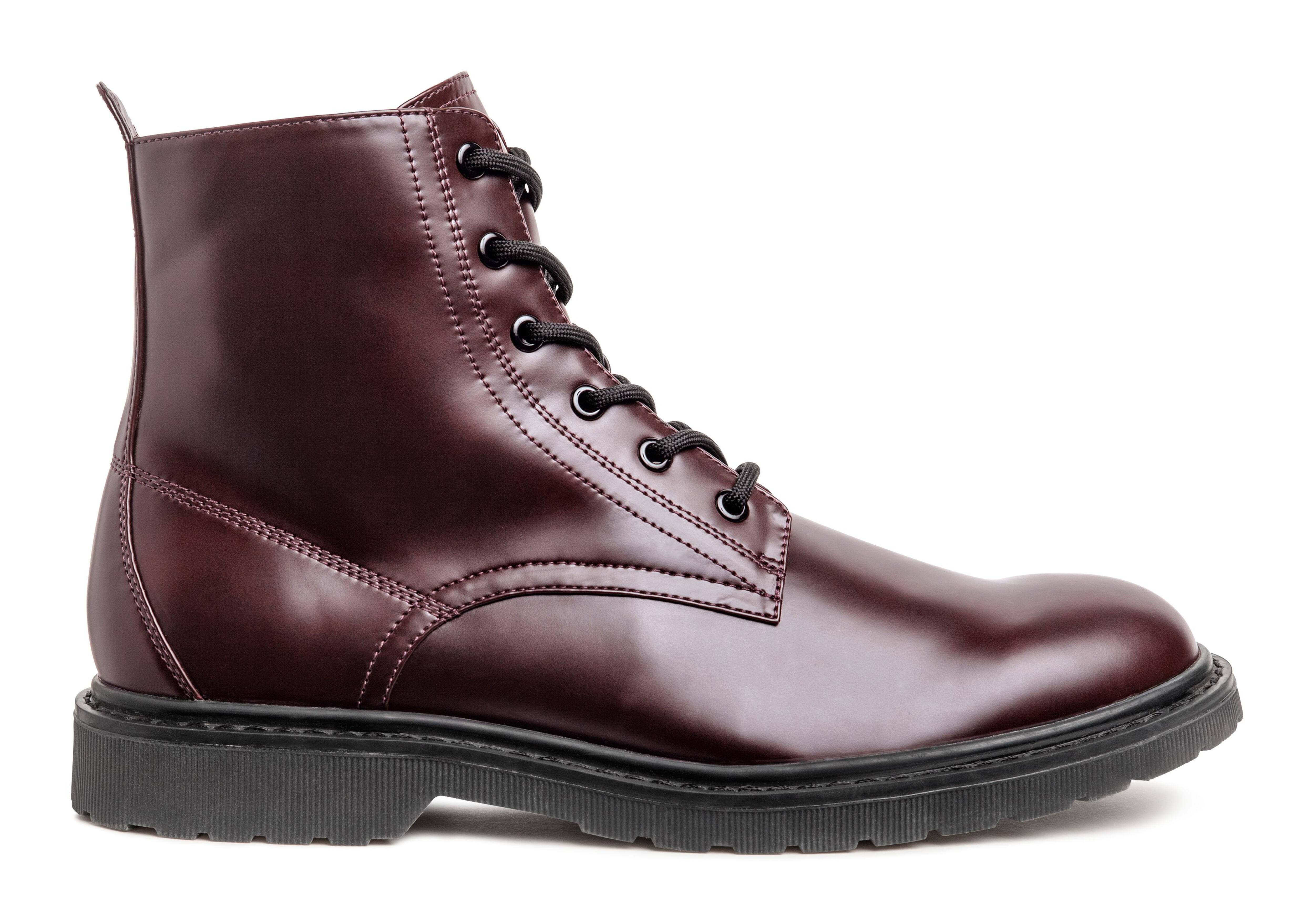 H&m burgundy fashion boots