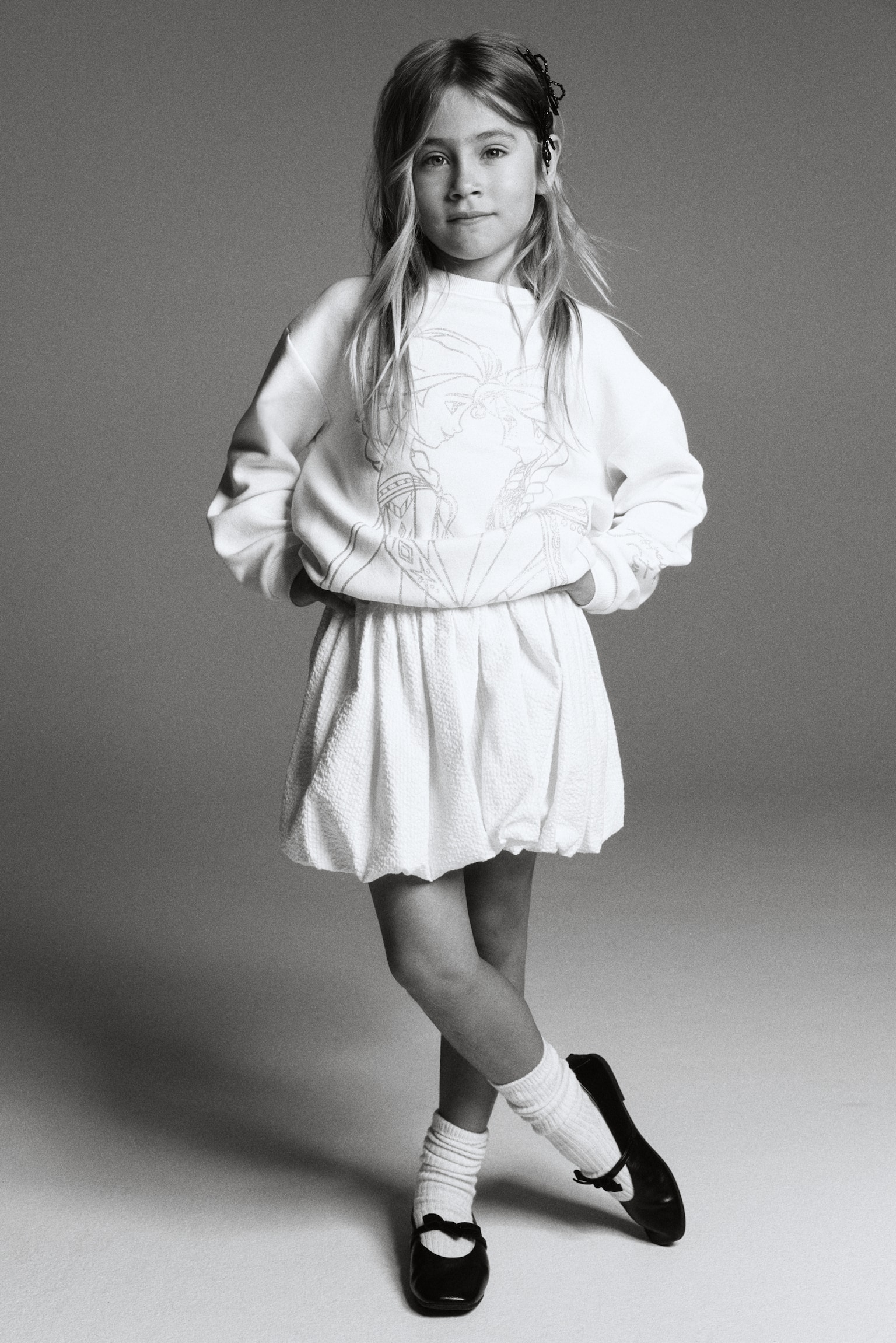 Printed sweatshirt - White/Frozen/Pink/Lilo & Stitch/Light blue/Lilo & Stitch/Light pink/Minnie Mouse/Cream/Bluey/Cream/Minnie Mouse/Light blue/Frozen/Light beige/Lilo & Stitch/Cream/Hello Kitty/Light beige/Bambi/Pink/Tweety/Turquoise/Gabby's Dollhouse/White/Kuromi/Light blue/Cinnamoroll/Light purple/Pink/Light yellow/Squishmallows/White/Hello Kitty/Cream/Snoopy/Red/Hello Kitty - 5